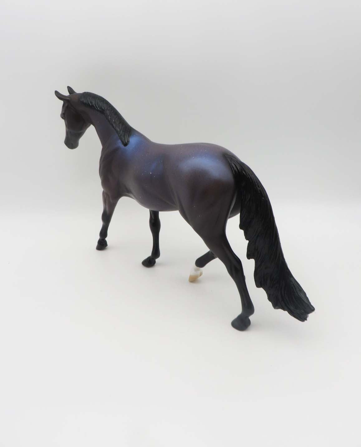 A Knife & No Coin OOAK Dark Bay Roan Pony By Ellen Robbins SHCF23