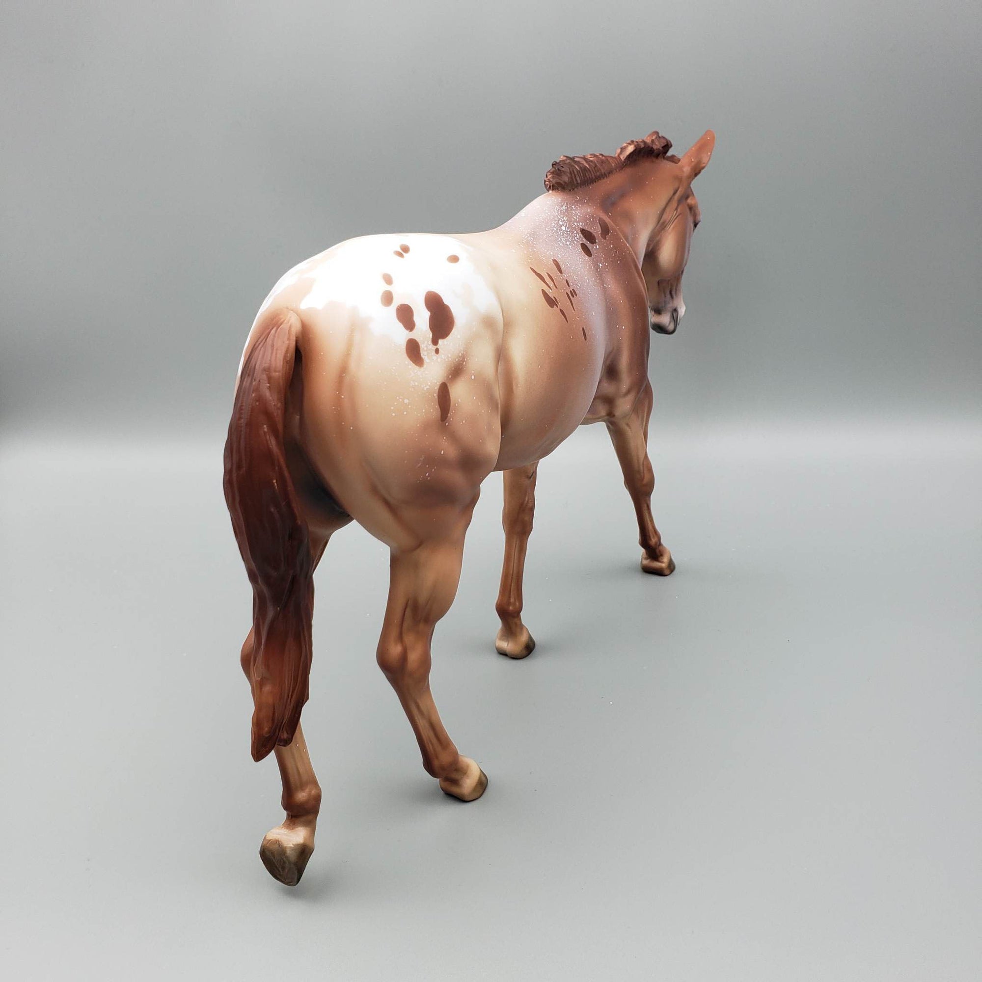 SAMPLE of Alfalfa - LE30 - Chestnut Appaloosa Mule By Dawn Quick EQ23