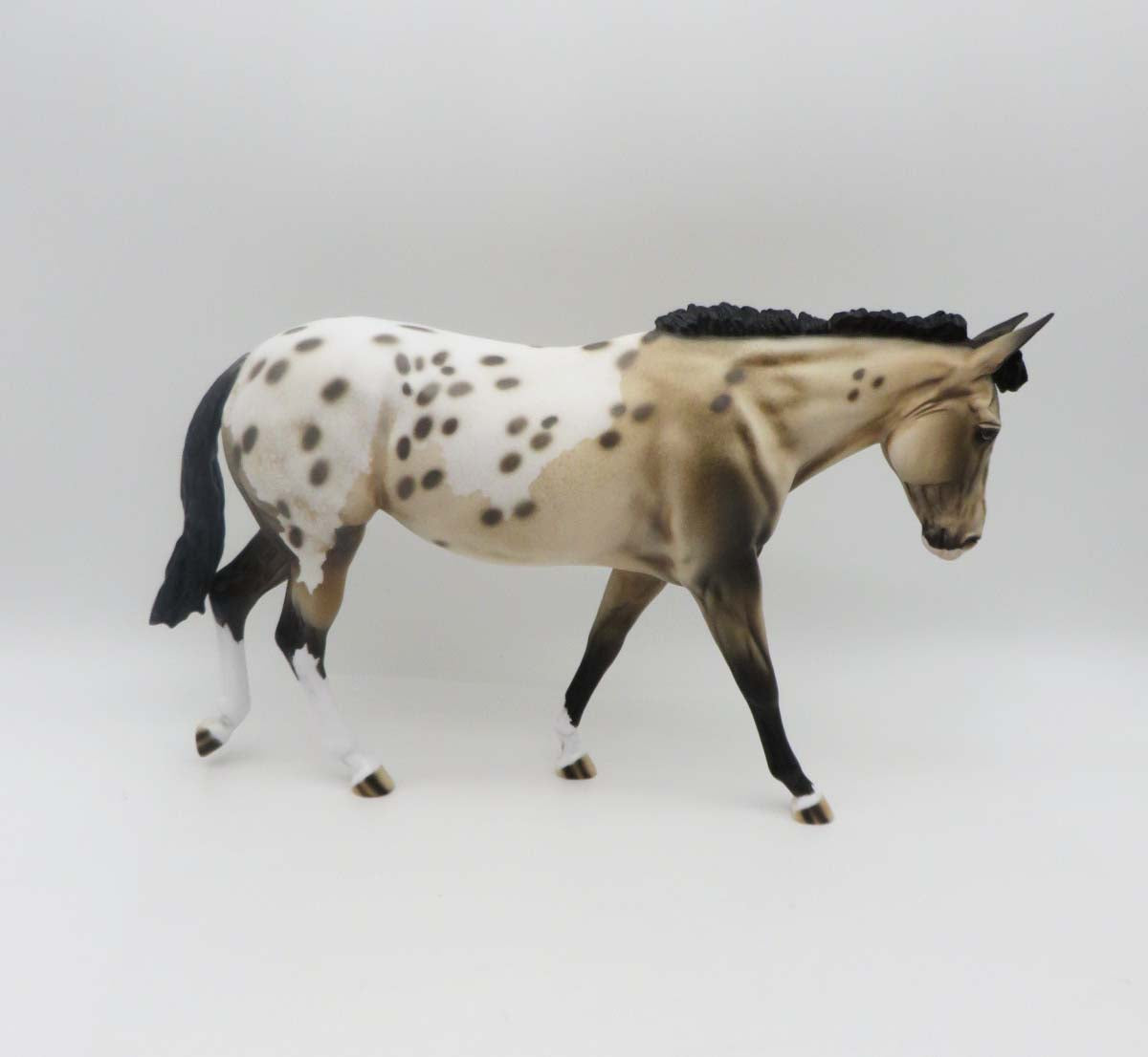 All For Nothing OOAK Appaloosa Mule By Dawn Quick SHCF23