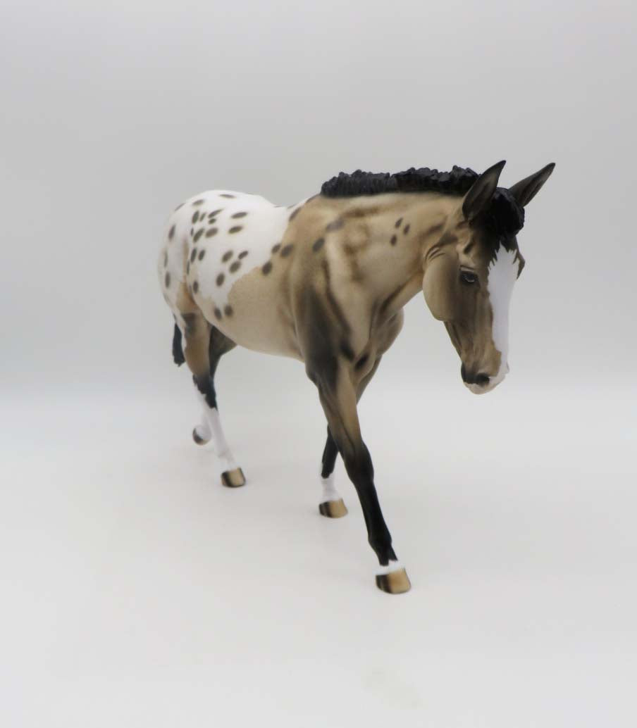 All For Nothing OOAK Appaloosa Mule By Dawn Quick SHCF23