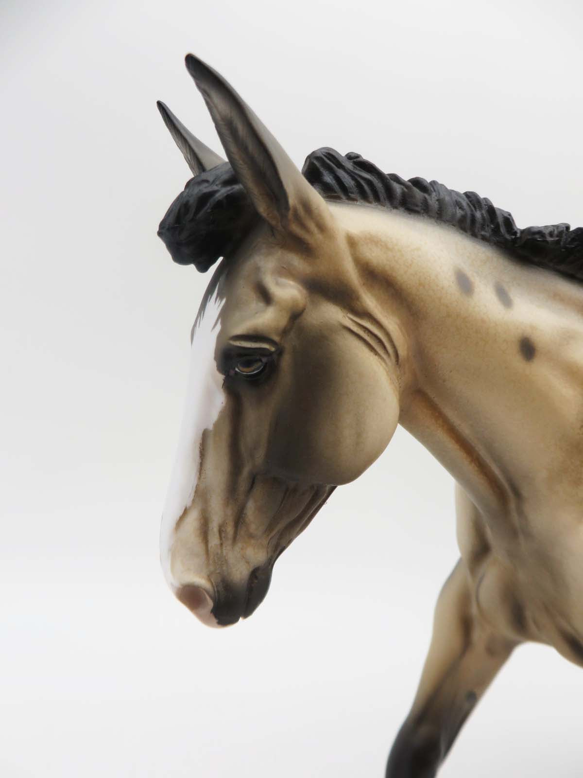 All For Nothing OOAK Appaloosa Mule By Dawn Quick SHCF23