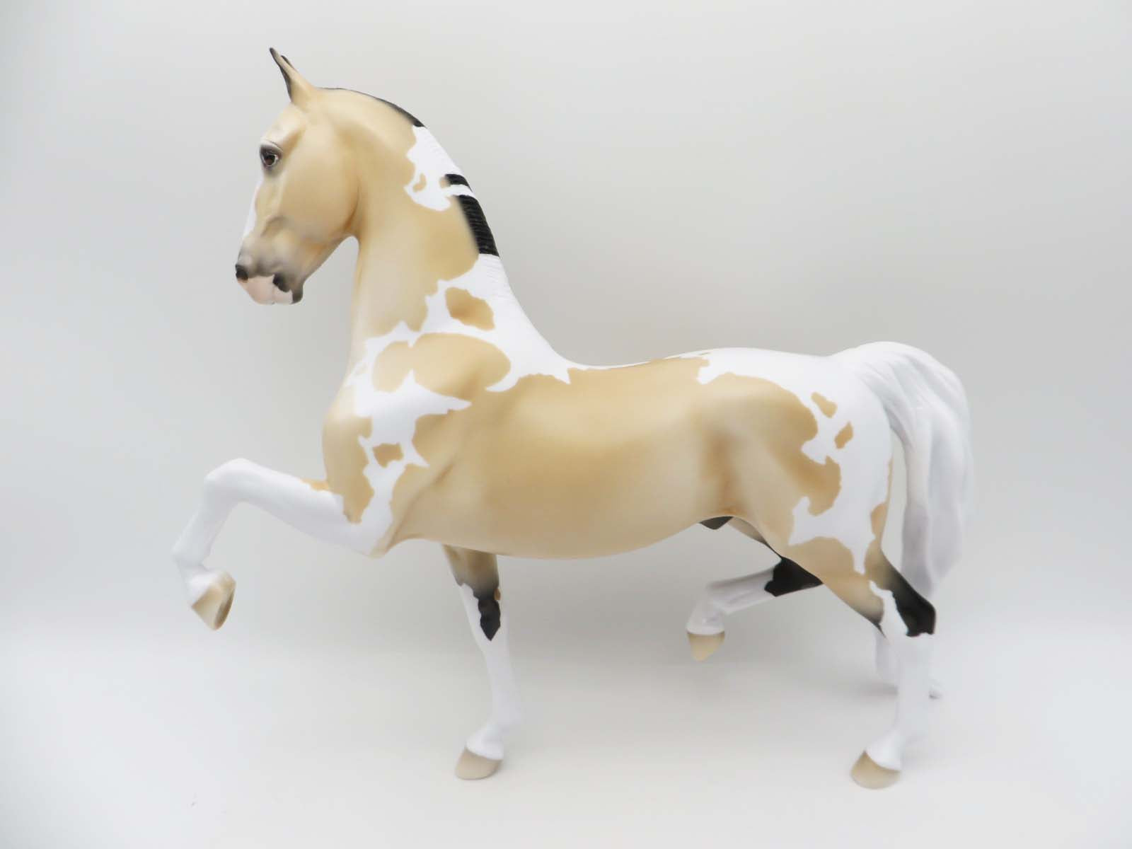 All Over Again OOAK Buckskin Tobiano Saddlebred By Ellen Robbins SHCF23
