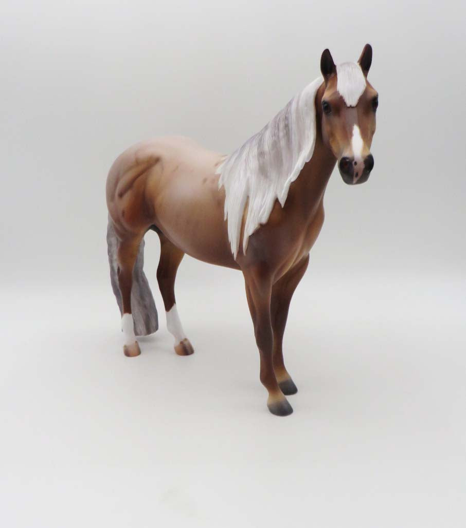 Allman- OOAK -Strawberry Roan ISH By Caroline Boydston Best Offer 3/27/23