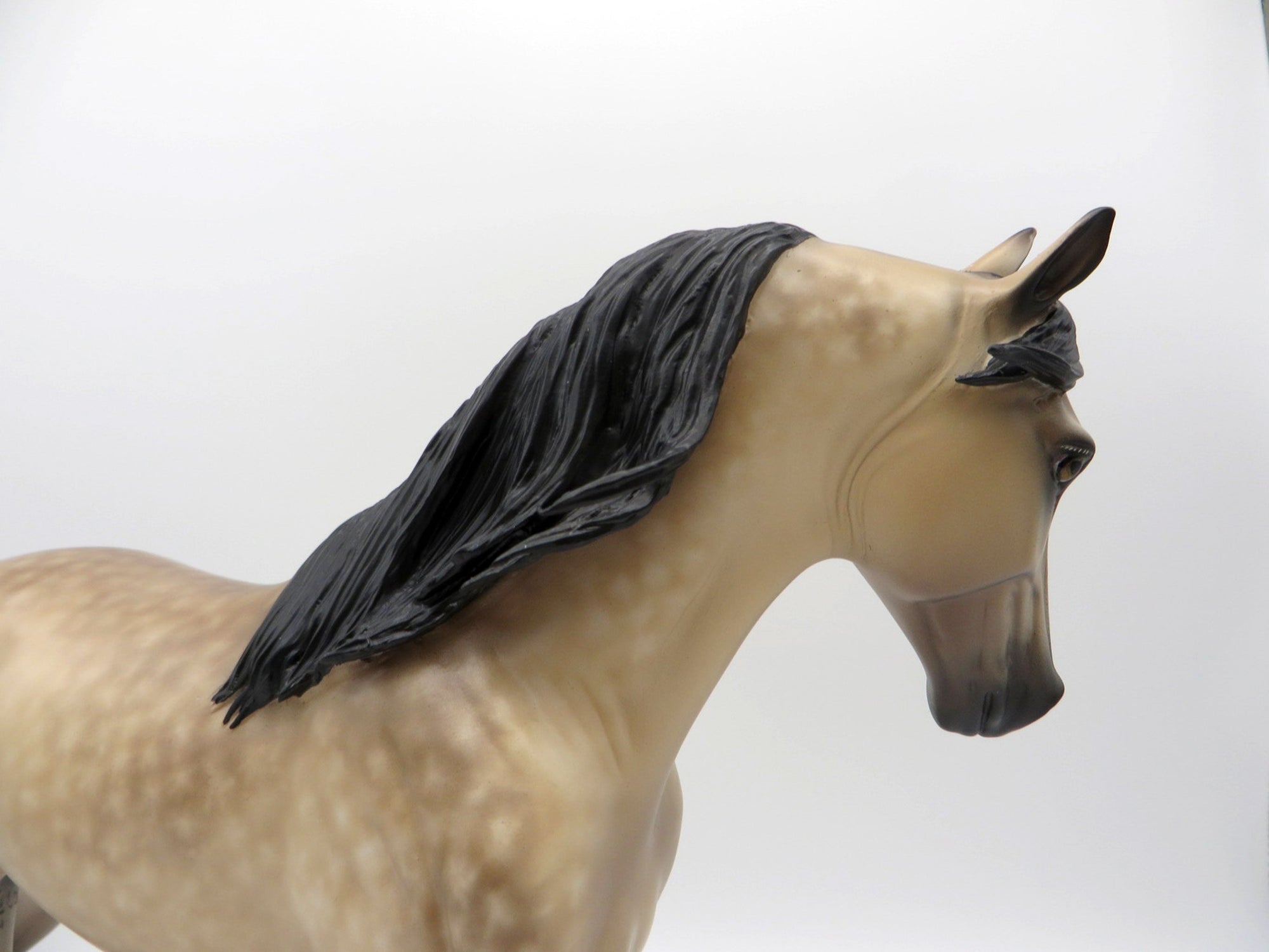 Alpine Slide-OOAK Buckskin TWH Painted By Sheryl Leisure 5/17/21