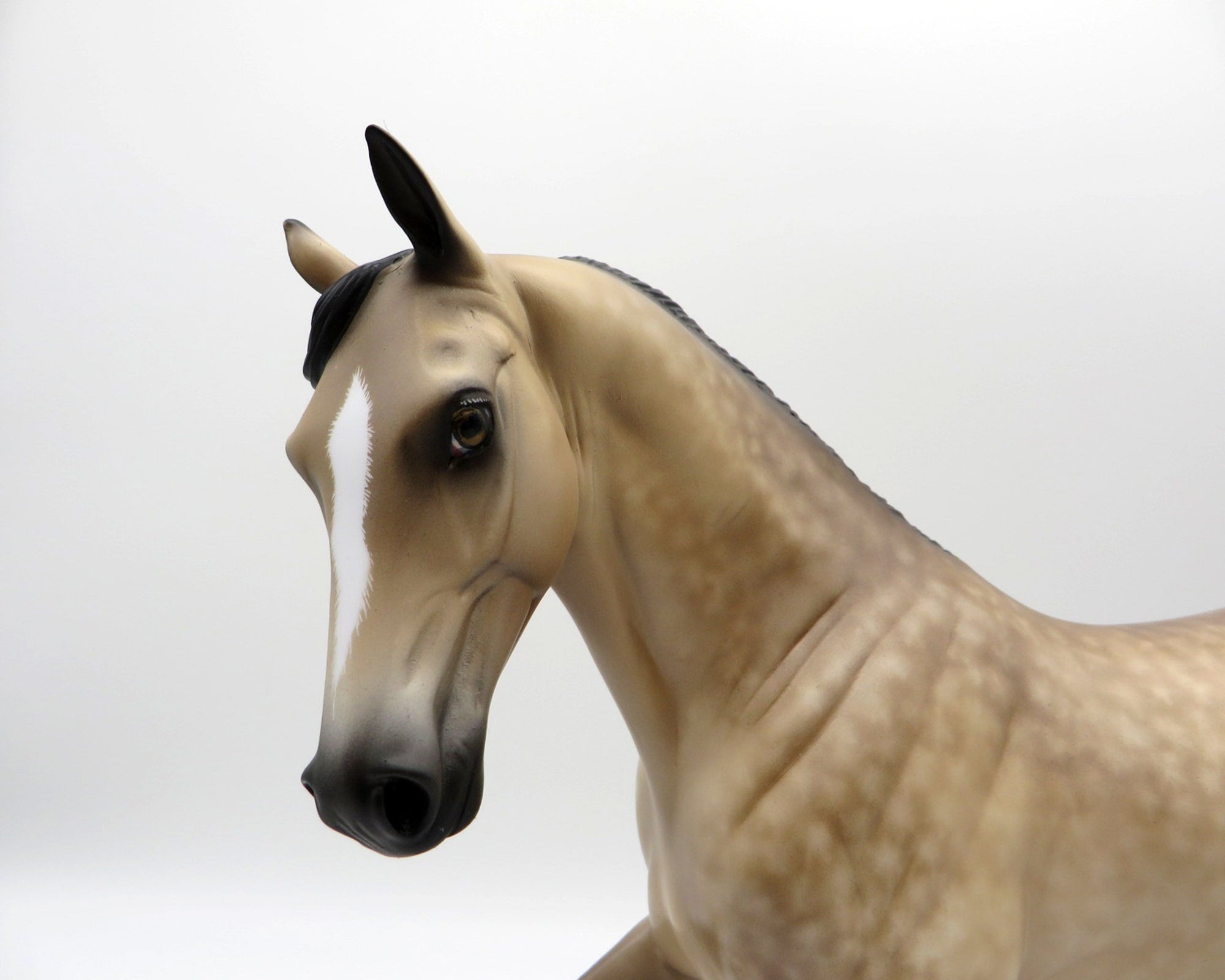 Alpine Slide-OOAK Buckskin TWH Painted By Sheryl Leisure 5/17/21