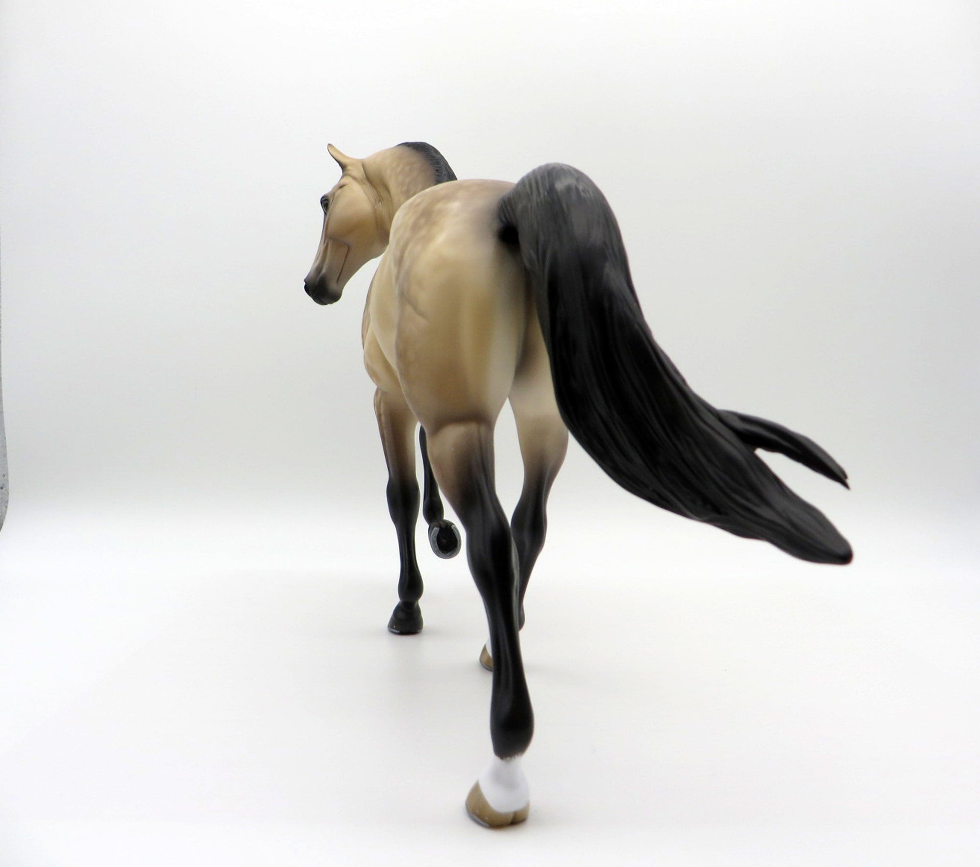 Alpine Slide-OOAK Buckskin TWH Painted By Sheryl Leisure 5/17/21