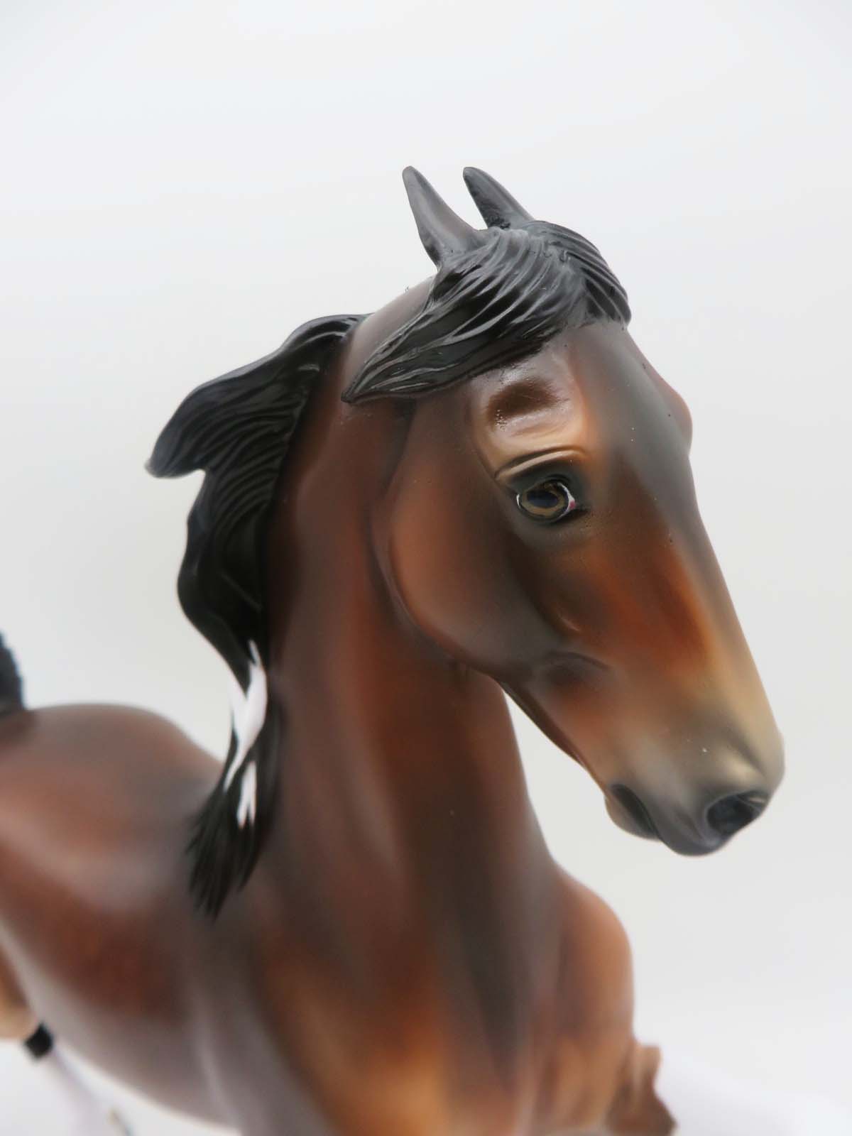 Alpine OOAK Dappled Bay Tobiano Saddlebred By Jess Hamill SHCF23