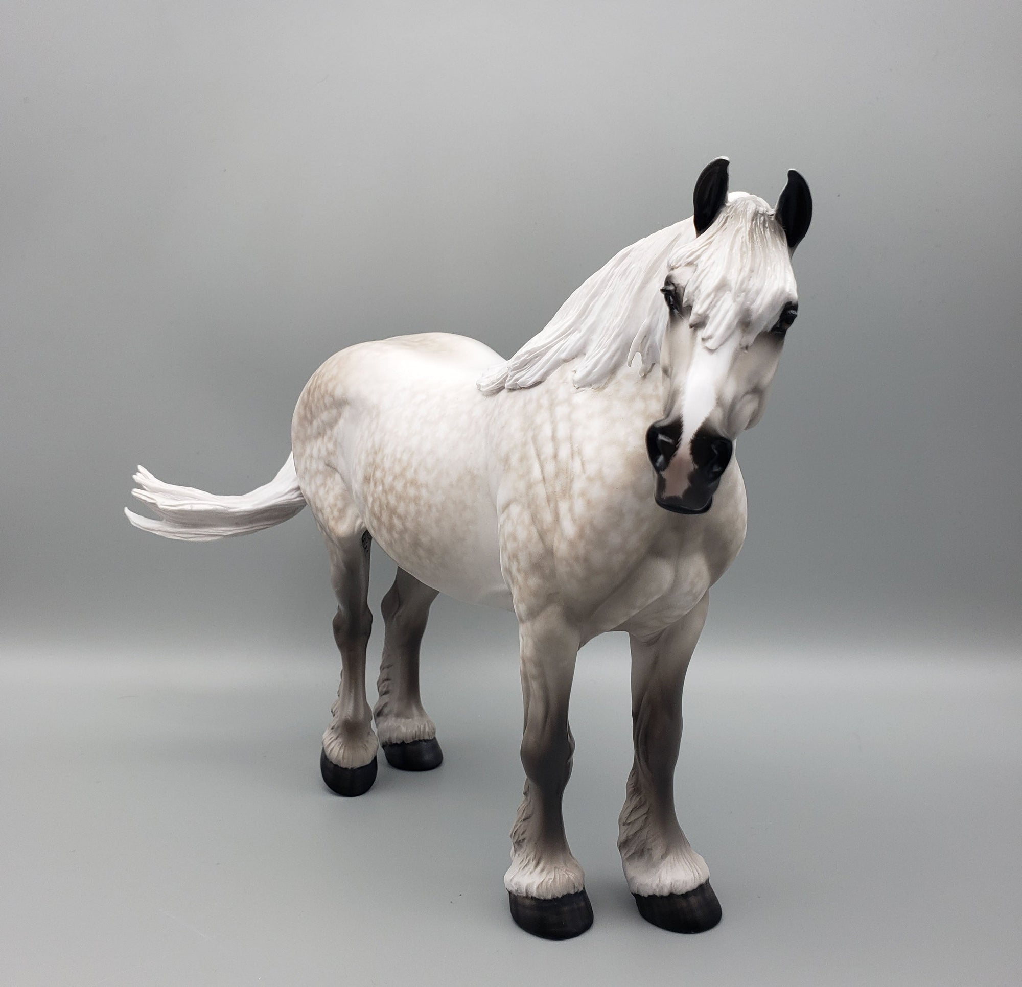 Amy - OOAK Dappled Grey Heavy Draft By Sheryl Leisure Best Offers 6/19/23