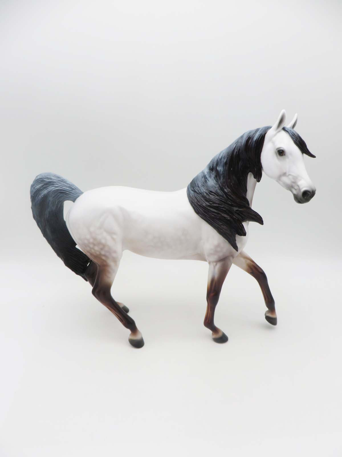 And Weeds On The Rooftop - OOAK - Dappled Mulberry Grey Arabian Mare By Ellen Robbins - SHCF23