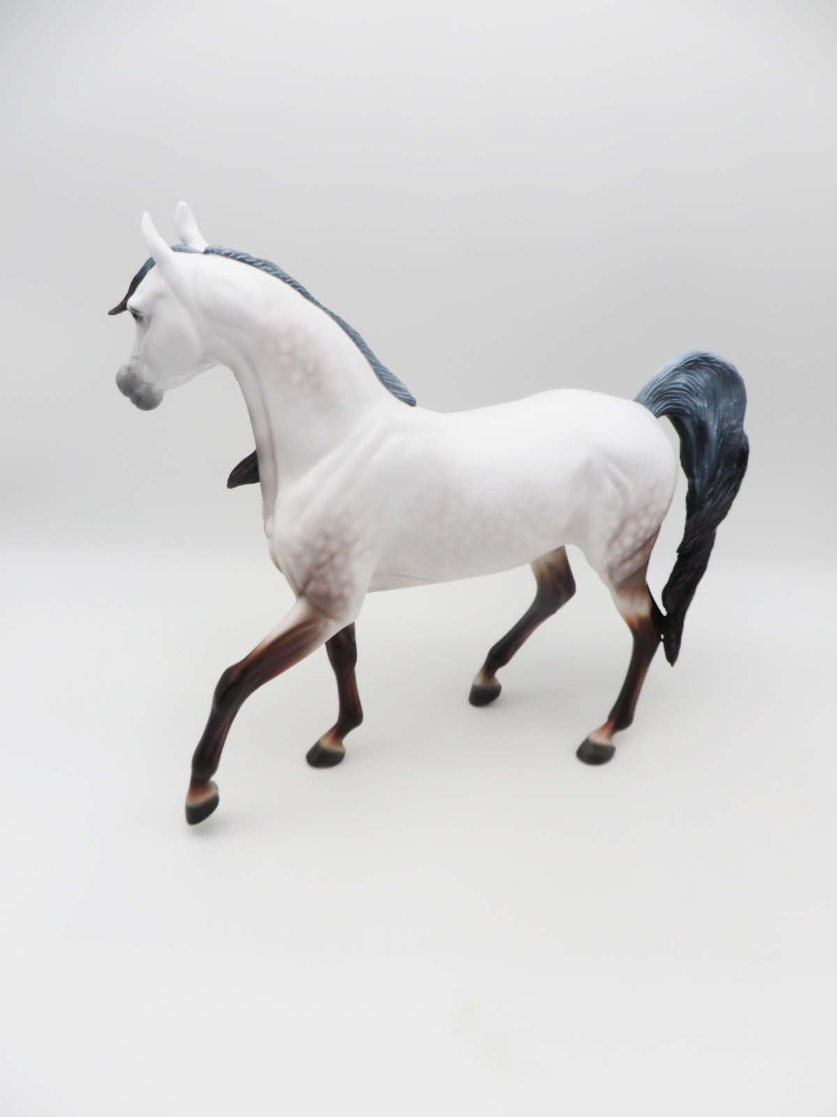 And Weeds On The Rooftop - OOAK - Dappled Mulberry Grey Arabian Mare By Ellen Robbins - SHCF23