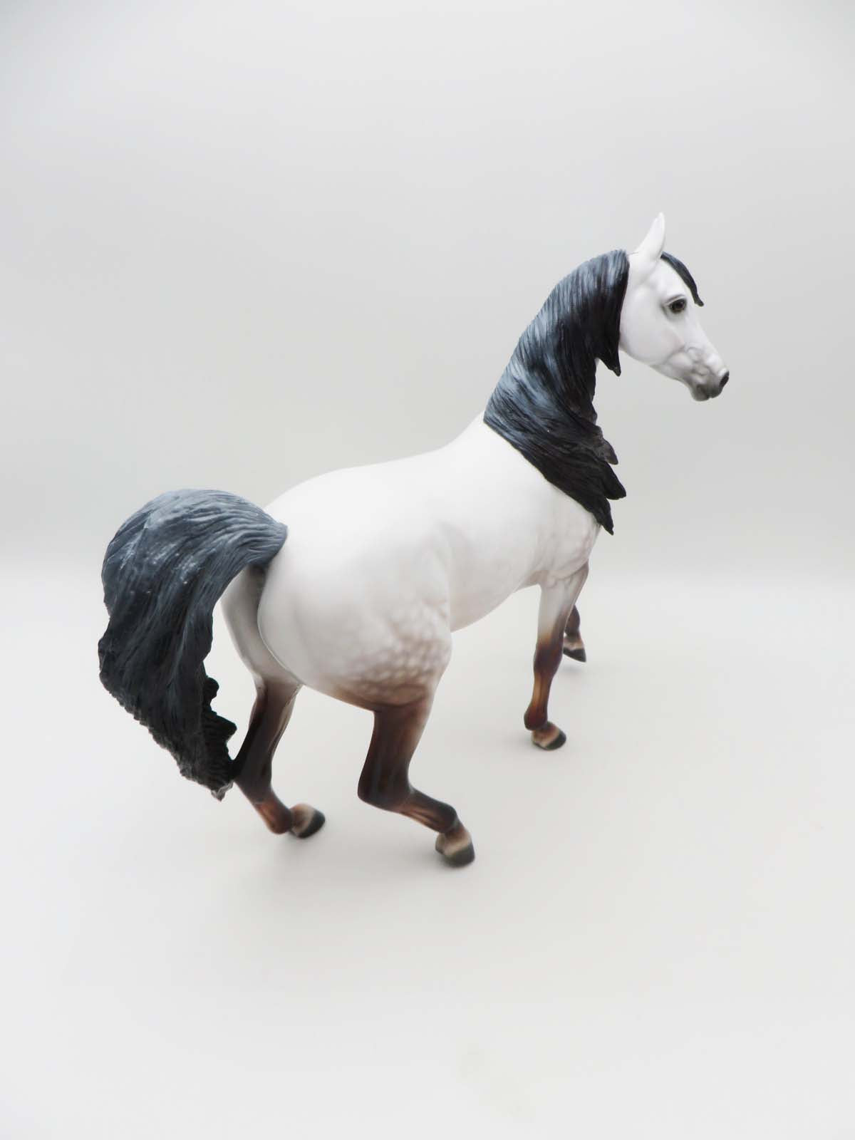 And Weeds On The Rooftop - OOAK - Dappled Mulberry Grey Arabian Mare By Ellen Robbins - SHCF23