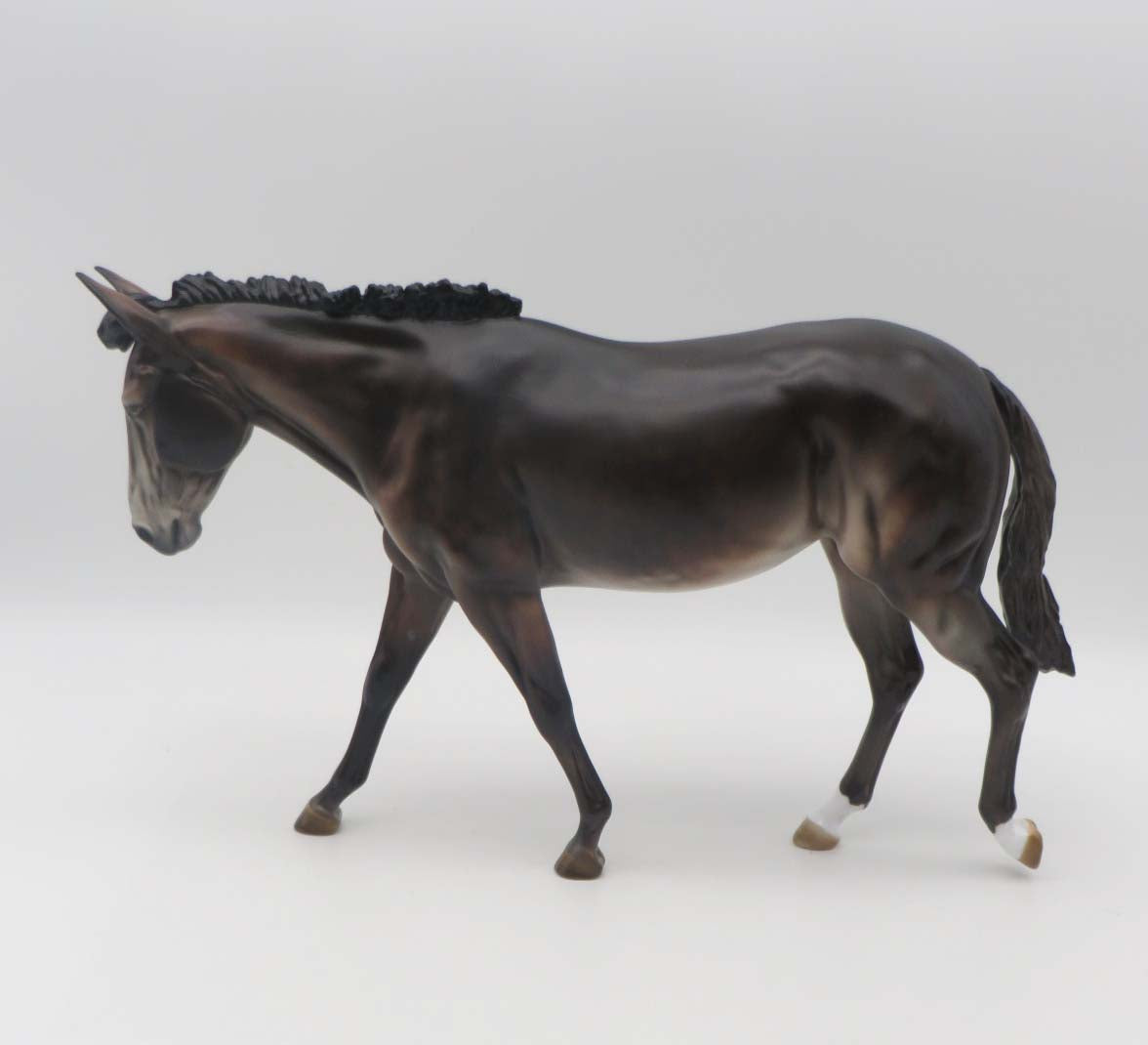 Annie- OOAK Dappled Bay Mule By Julie Keim SHCF23