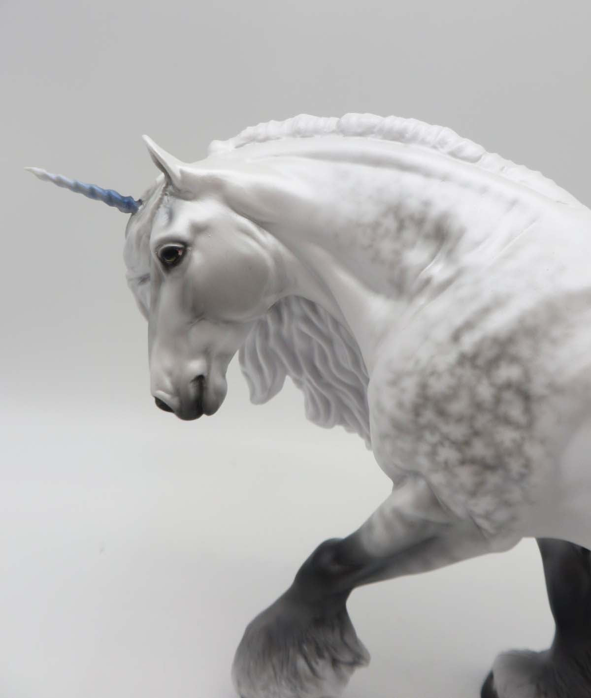 Ansel - OOAK - Star Dappled Grey Unicorn Cobb By Ellen Robbins - Best Offer 4/17/23
