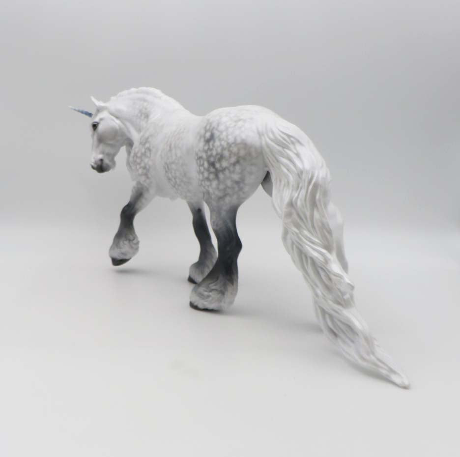 Ansel - OOAK - Star Dappled Grey Unicorn Cobb By Ellen Robbins - Best Offer 4/17/23