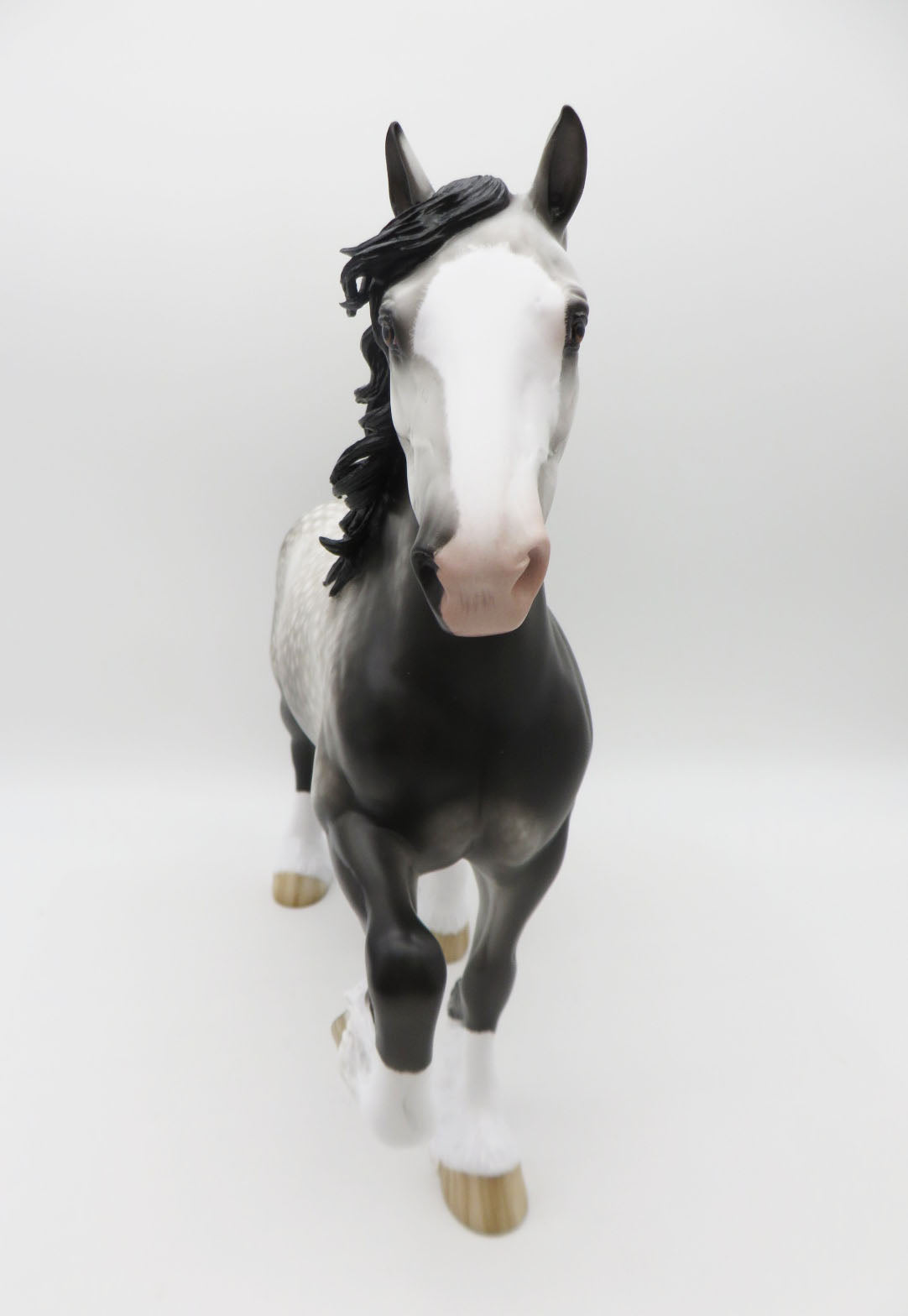 ANTICIPATION - OOAK DAPPLED GREY TROTTING DRAFTER BY SHERYL LEISURE BEST OFFERS 1/16/23
