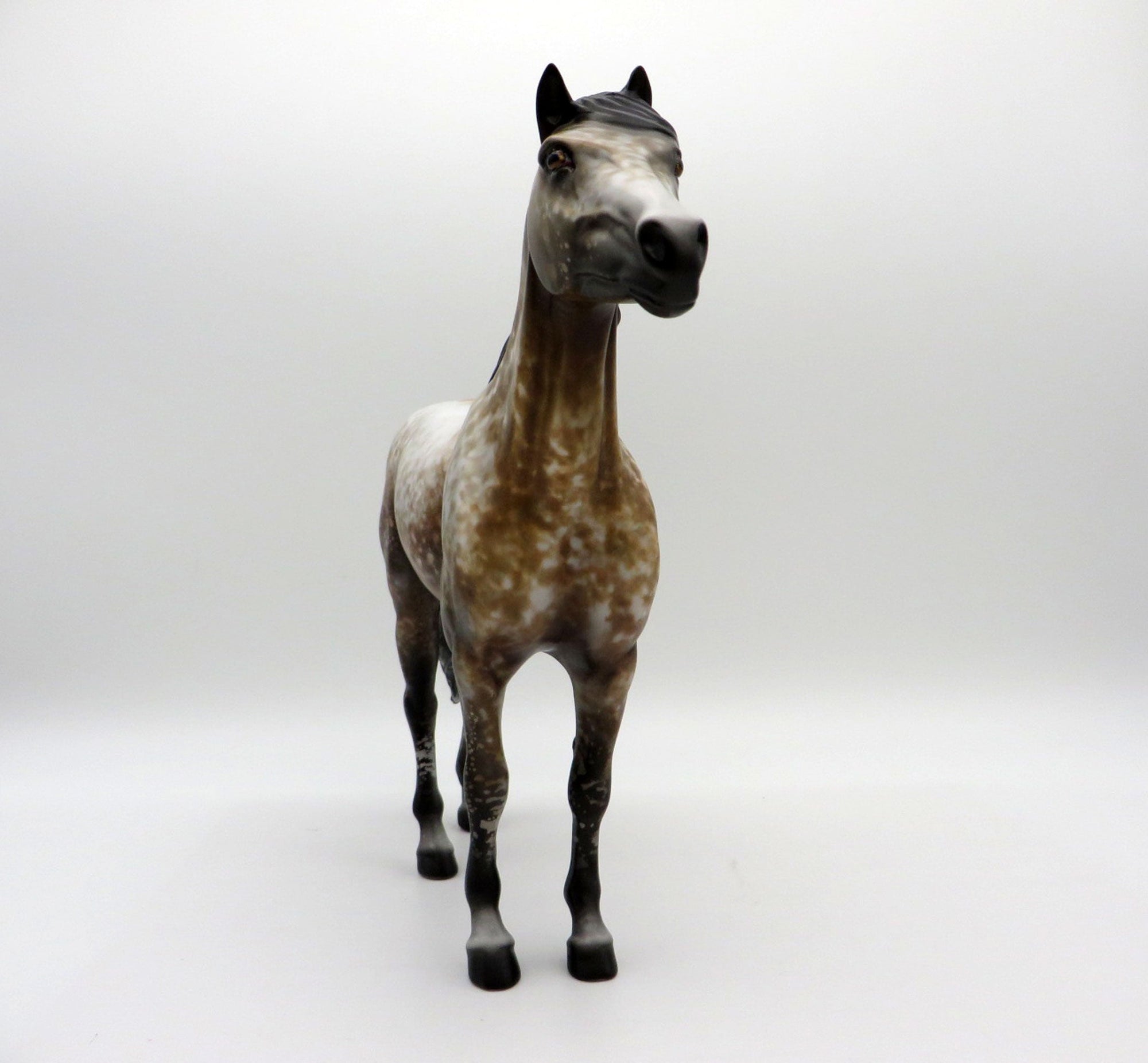 Art-OOAK Buckskin Roan Mustang Painted By Al EQ 21
