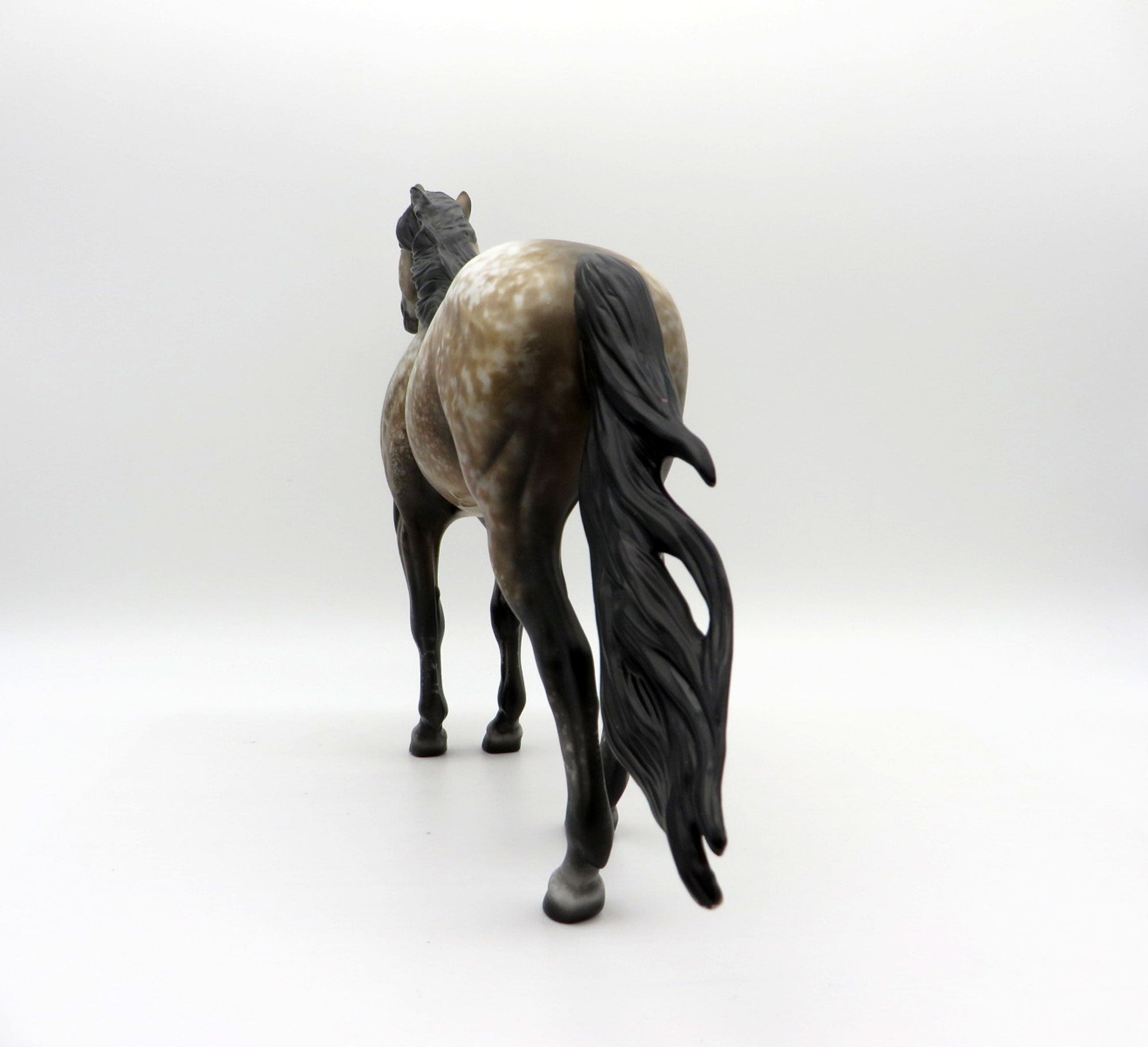 Art-OOAK Buckskin Roan Mustang Painted By Al EQ 21