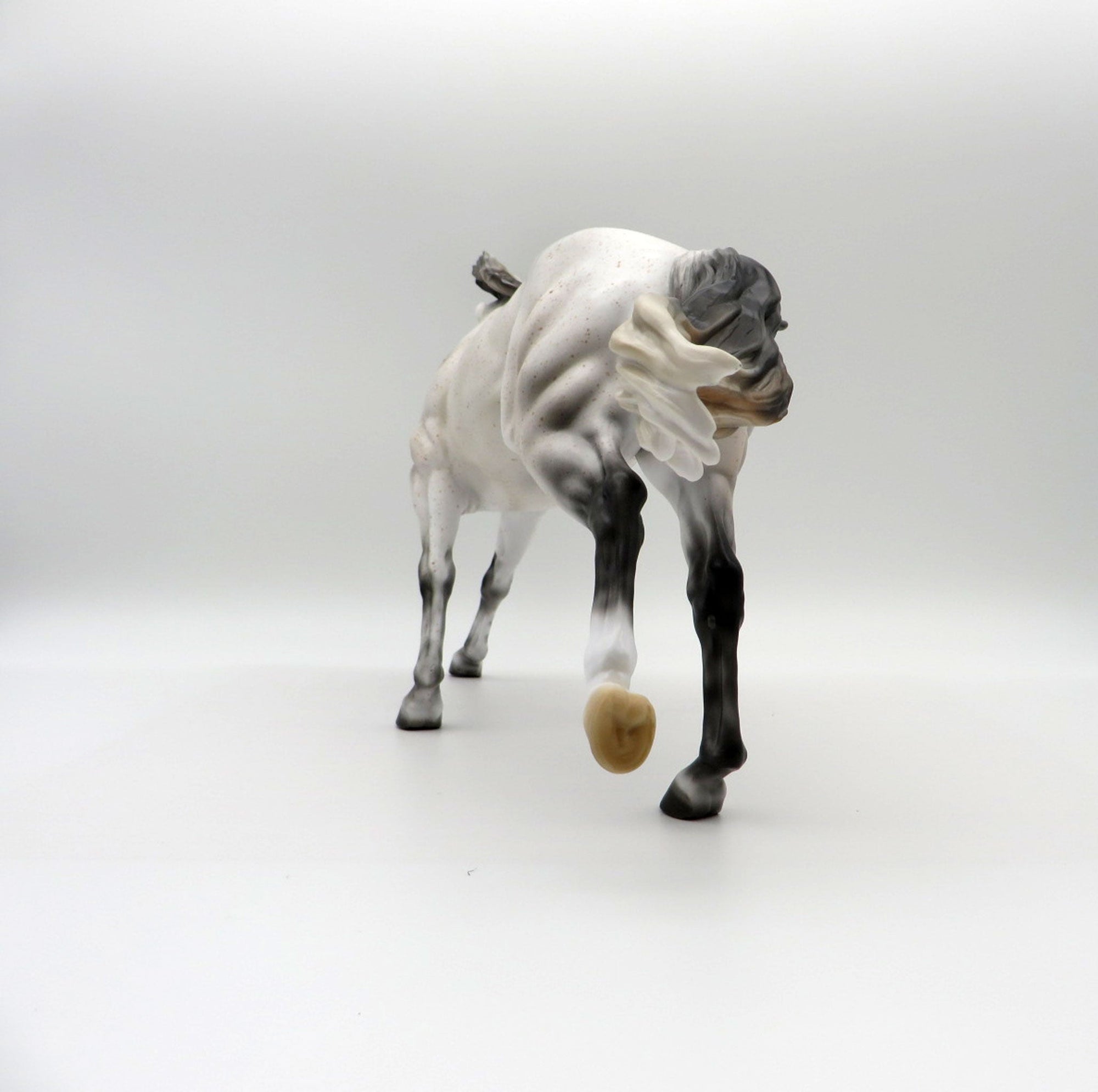 Artemisa-OOAK Fleabit Running Stock Horse SHCF 21