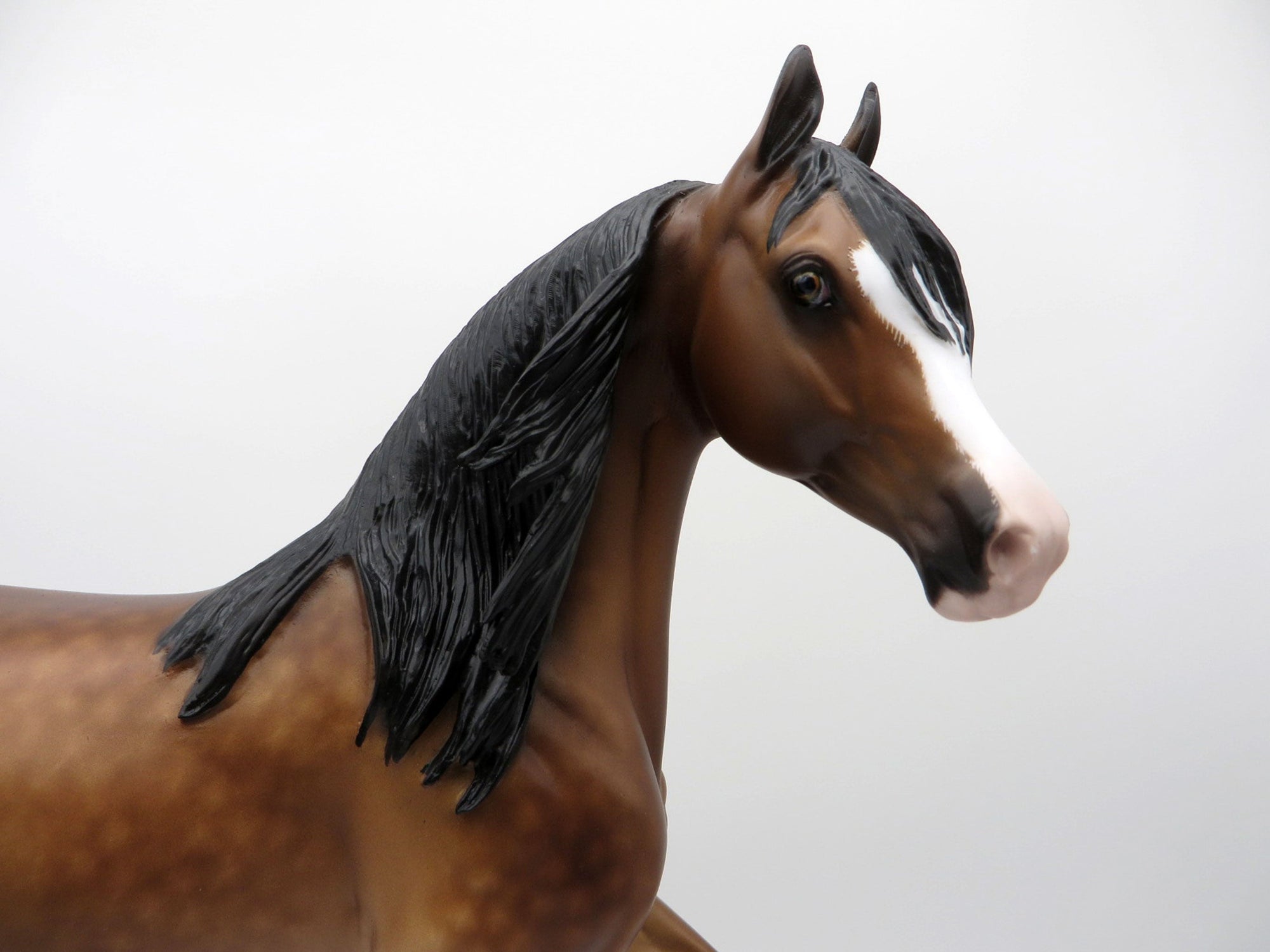 Arwen-OOAK Dapple Bay Arabian Painted by Sheryl Leisure 3/15/21