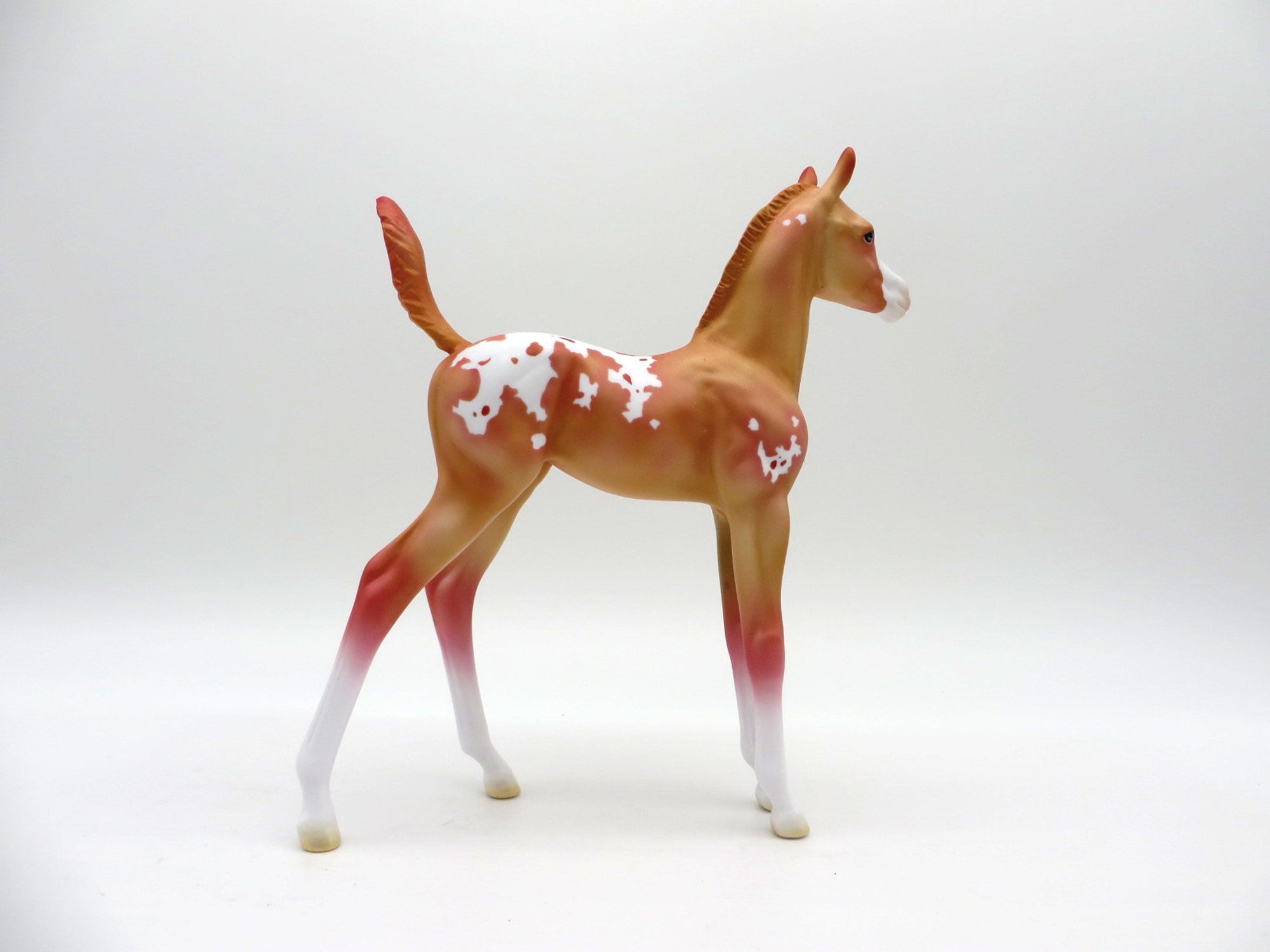 Atomic Tangerine-OOAK DECO ARABIAN FOAL Easter 2021