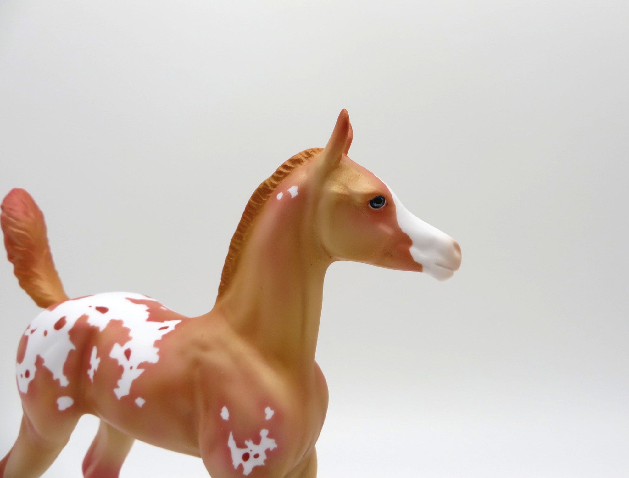 Atomic Tangerine-OOAK DECO ARABIAN FOAL Easter 2021