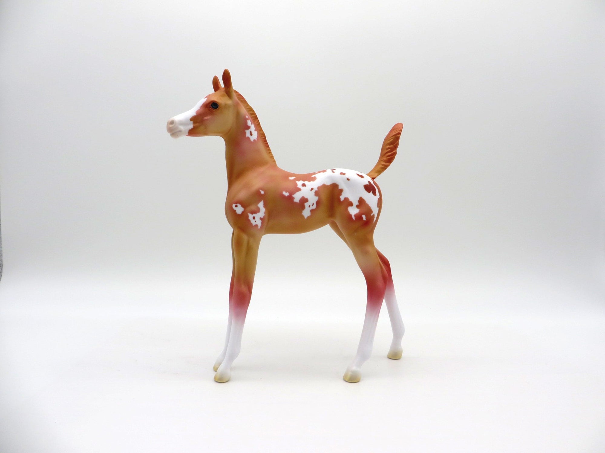 Atomic Tangerine-OOAK DECO ARABIAN FOAL Easter 2021