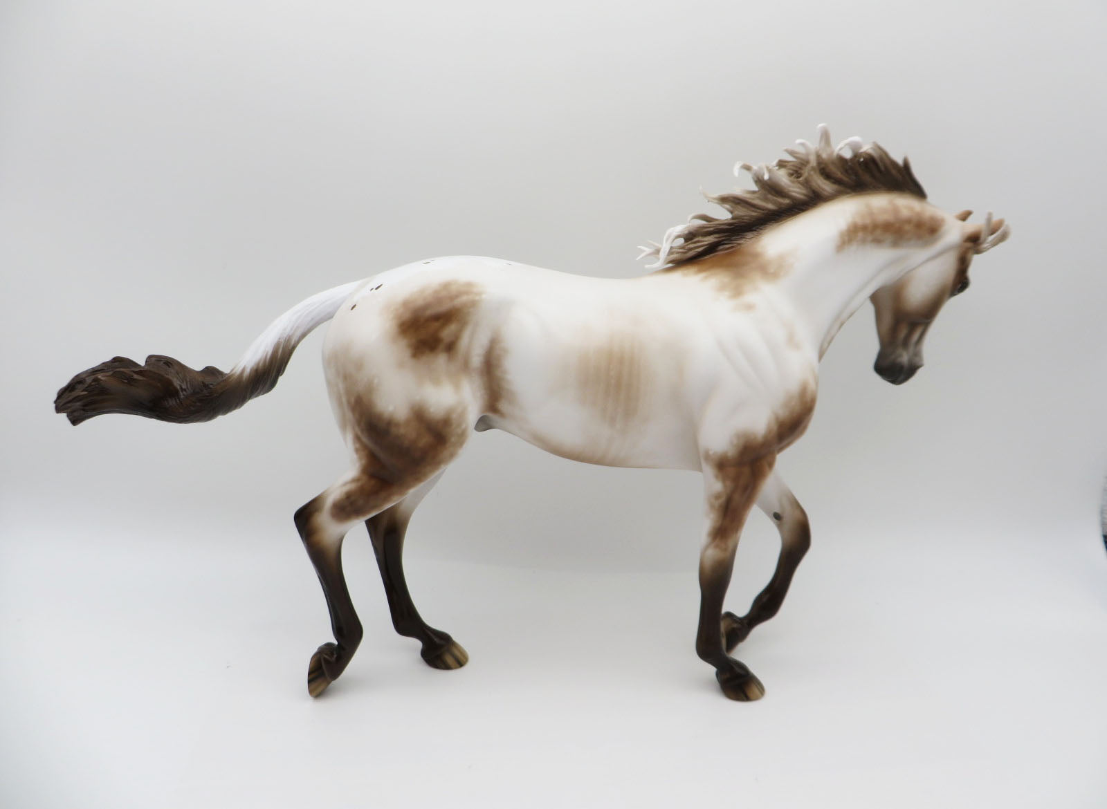 Baldwin - OOAK Varnish Roan Appaloosa Thoroughbred by Sheryl Leisure - Best Offers 1/9/23