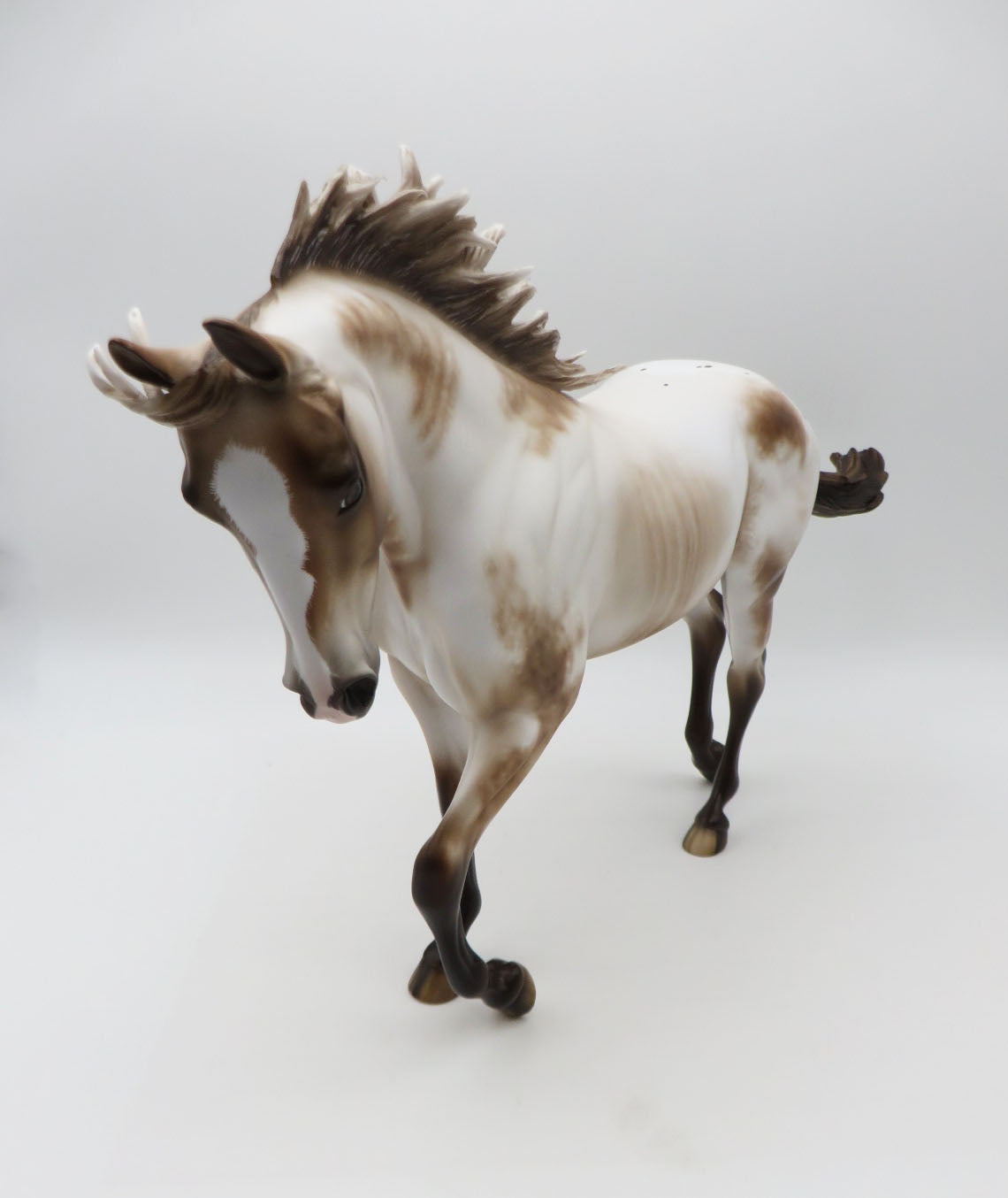 Baldwin - OOAK Varnish Roan Appaloosa Thoroughbred by Sheryl Leisure - Best Offers 1/9/23