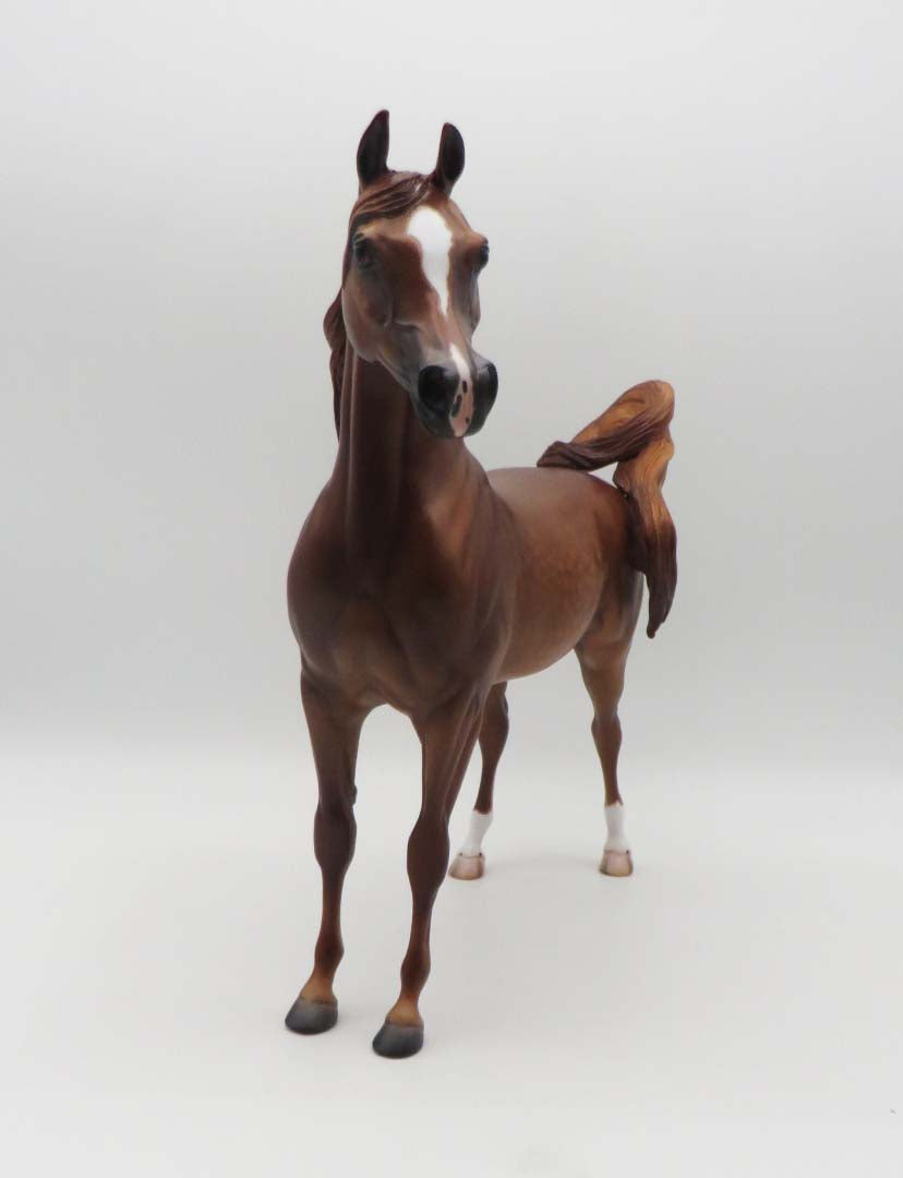 Barrett - OOAK - Dappled Chestnut Arabian By Caroline Boydston BEST OFFER 3/13/23