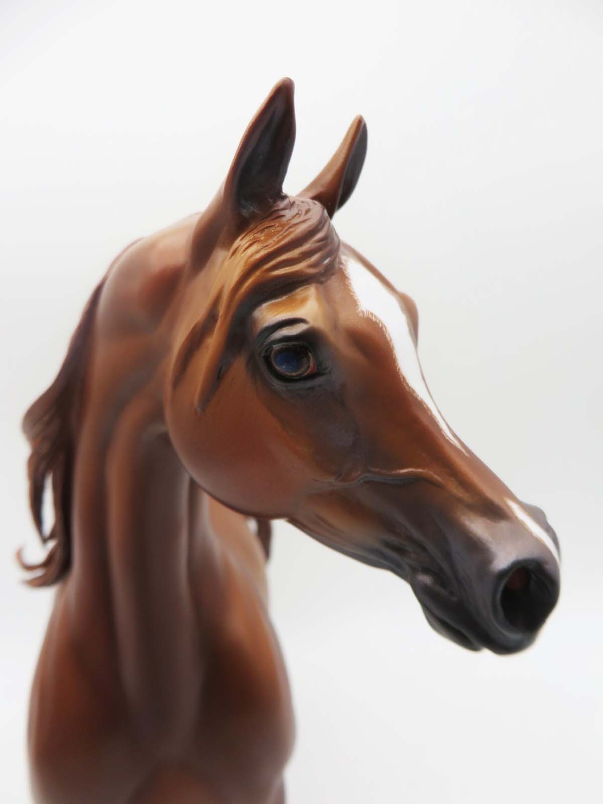 Barrett - OOAK - Dappled Chestnut Arabian By Caroline Boydston BEST OFFER 3/13/23