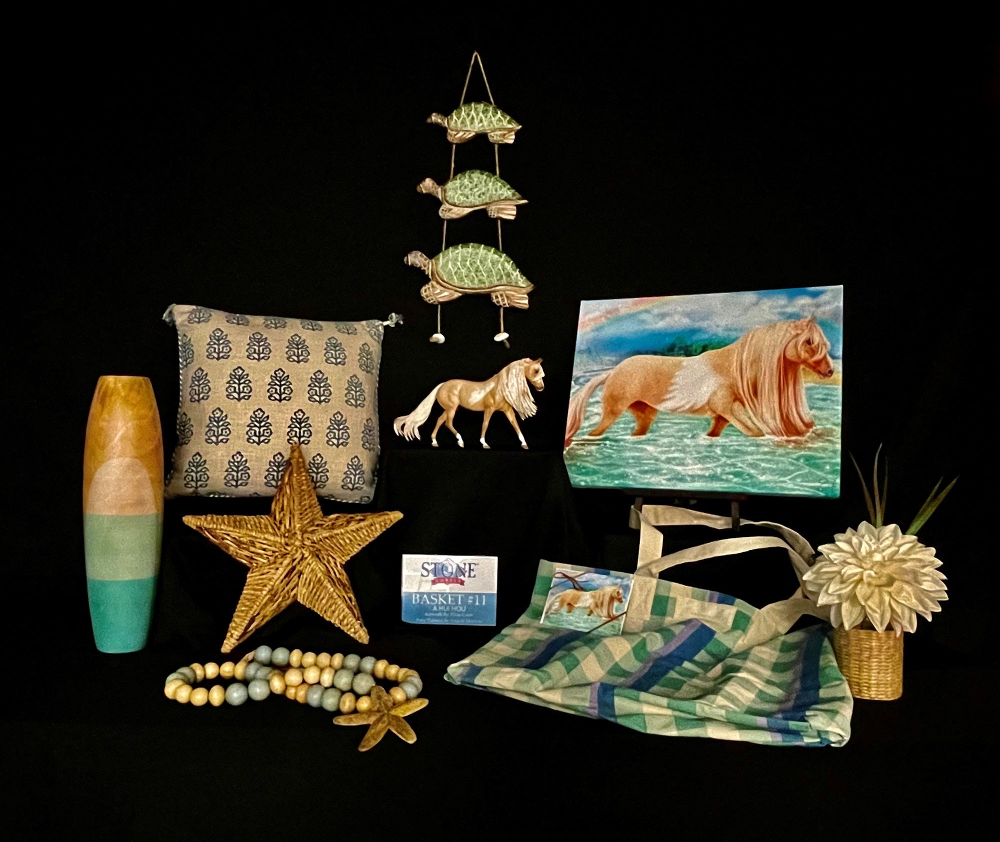 Hui Hou Basket 11 Equilocity 2023 OOAK Palomino Pony By Angela Marleau EQ23