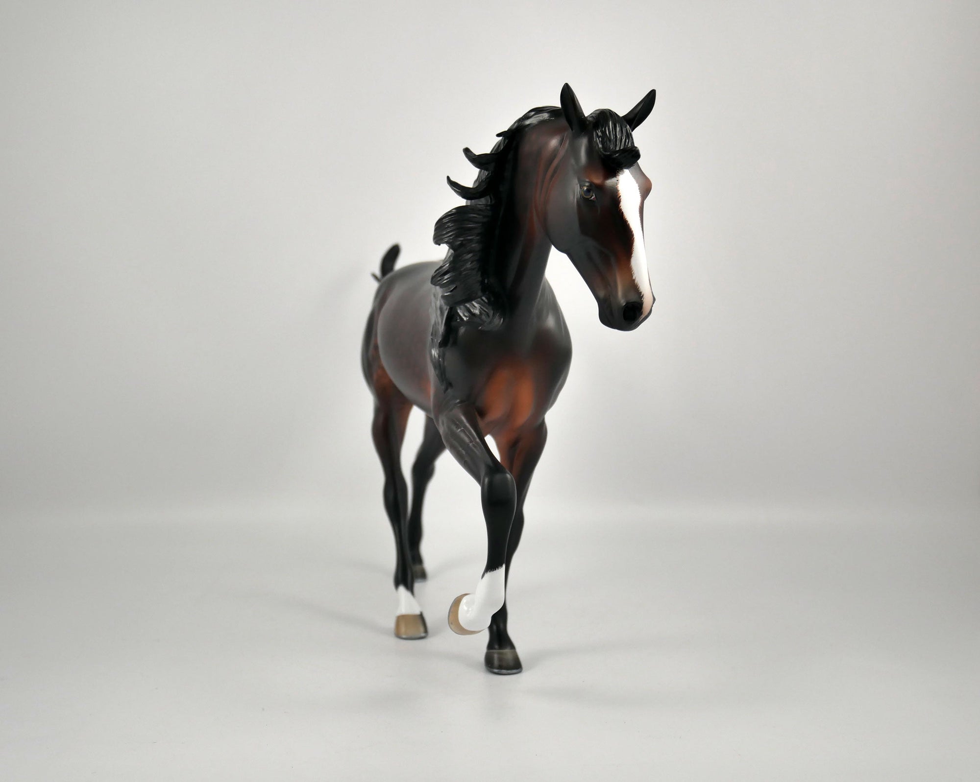 Bayberry-OOAK Dapple Bay Tennessee Walker Painted By Sheryl Leisure 12/30/20