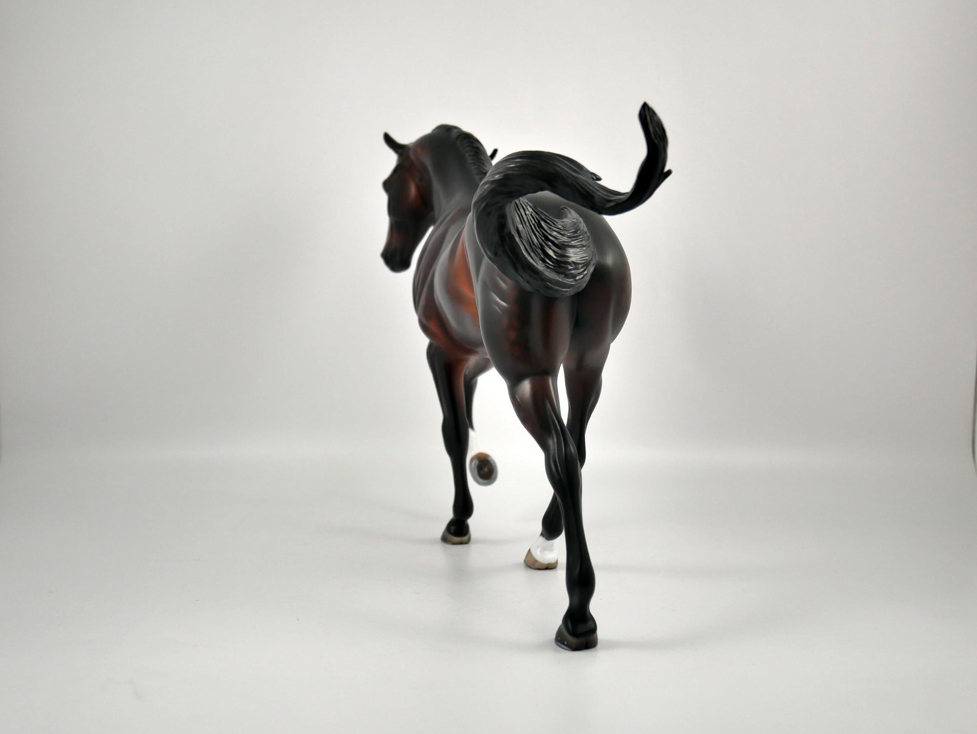 Bayberry-OOAK Dapple Bay Tennessee Walker Painted By Sheryl Leisure 12/30/20