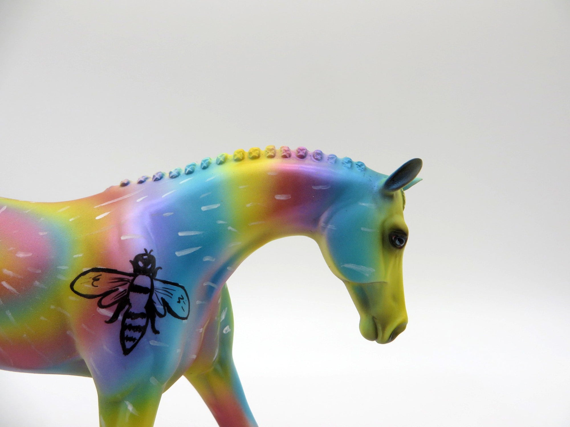 BE COOL-OOAK Deco Warmblood Pebbles painted by Jas Fanning 6/4/21