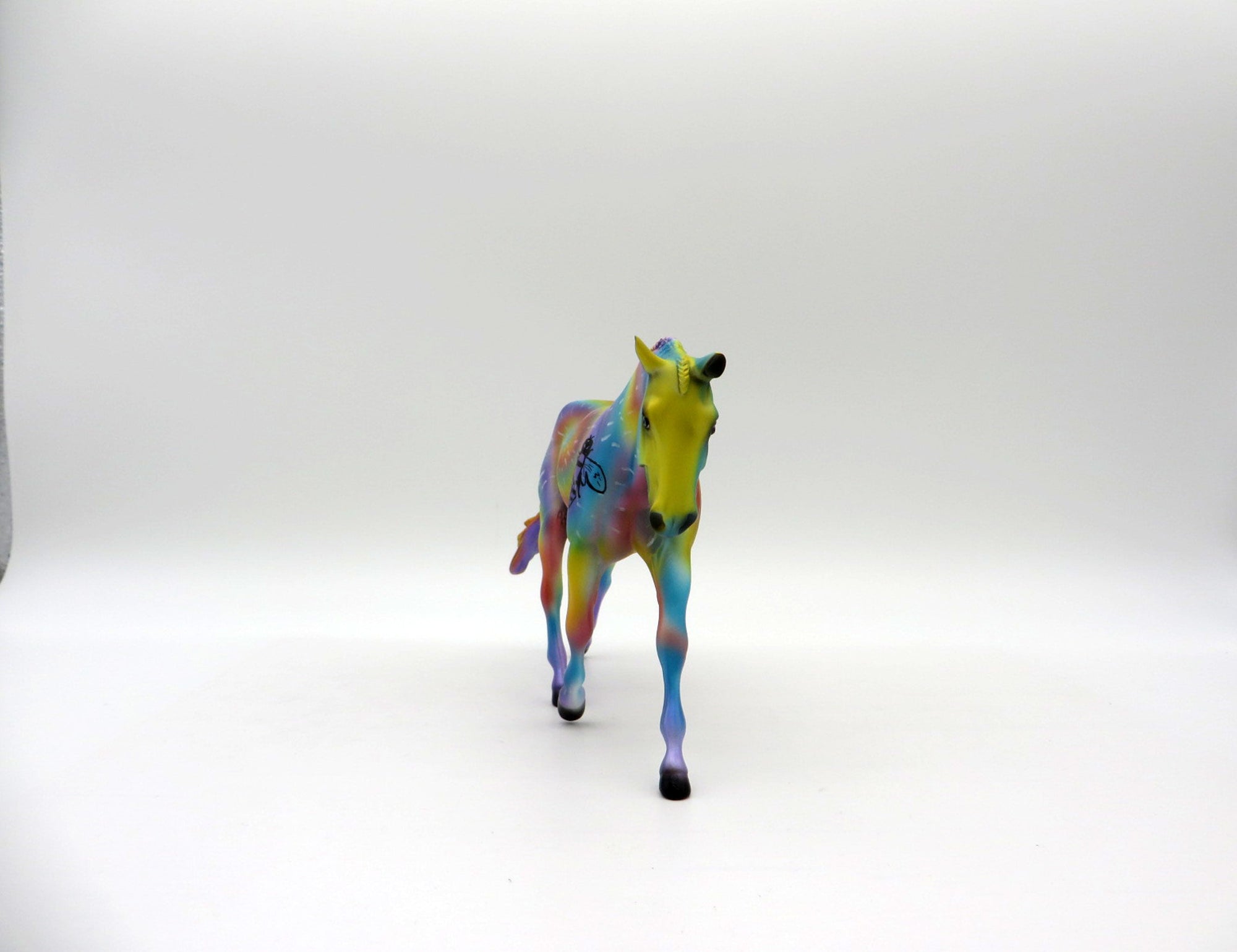 BE COOL-OOAK Deco Warmblood Pebbles painted by Jas Fanning 6/4/21