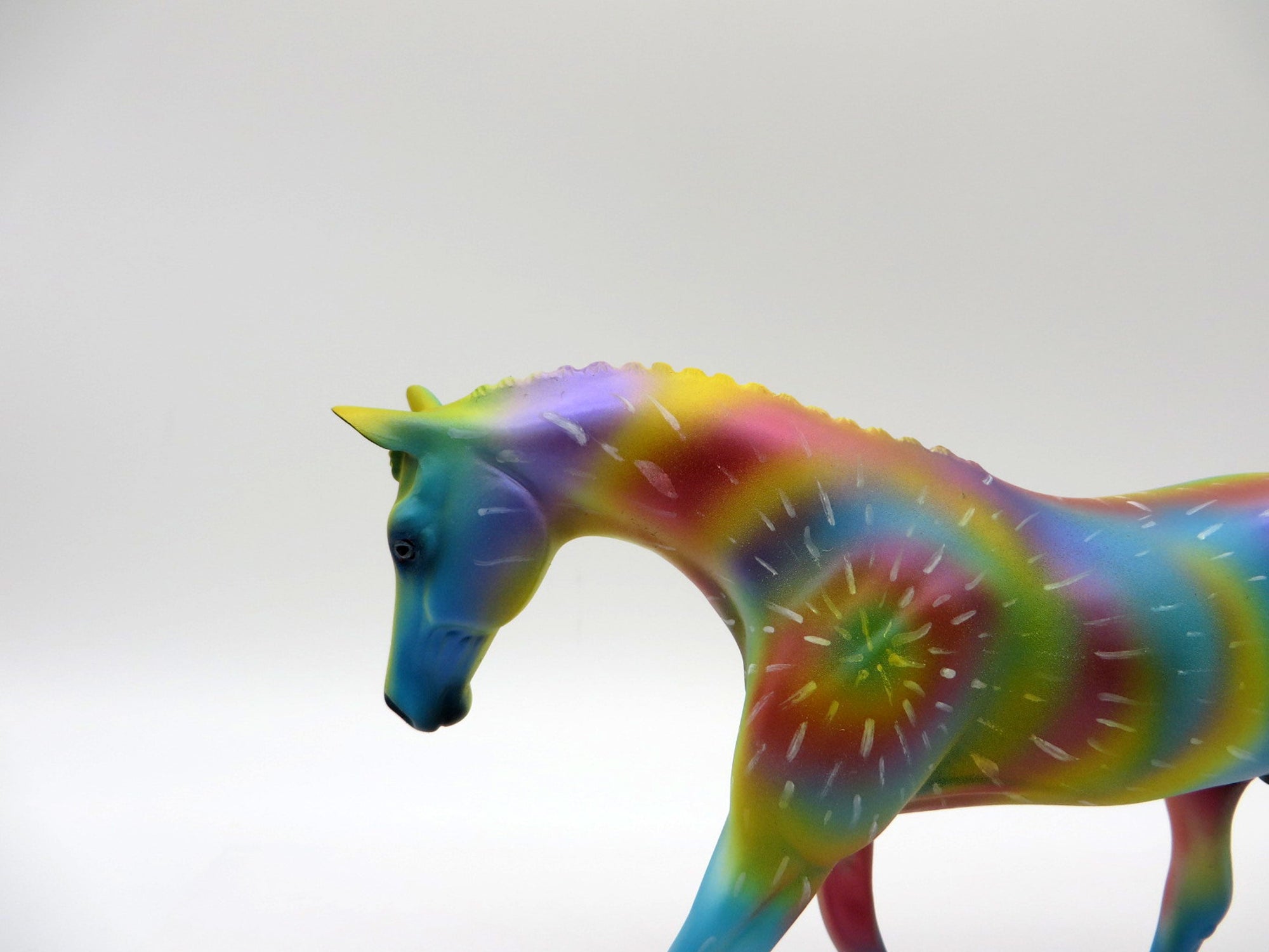 BE COOL-OOAK Deco Warmblood Pebbles painted by Jas Fanning 6/4/21