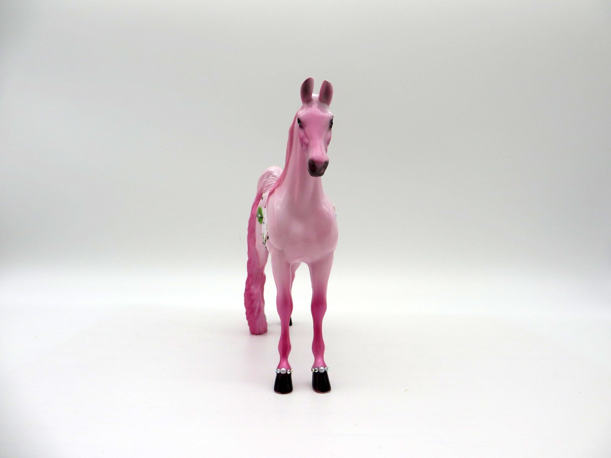 Bees and Blossoms-OOAK Decorative Deco Saddlebred Pebbles SHCF 2021