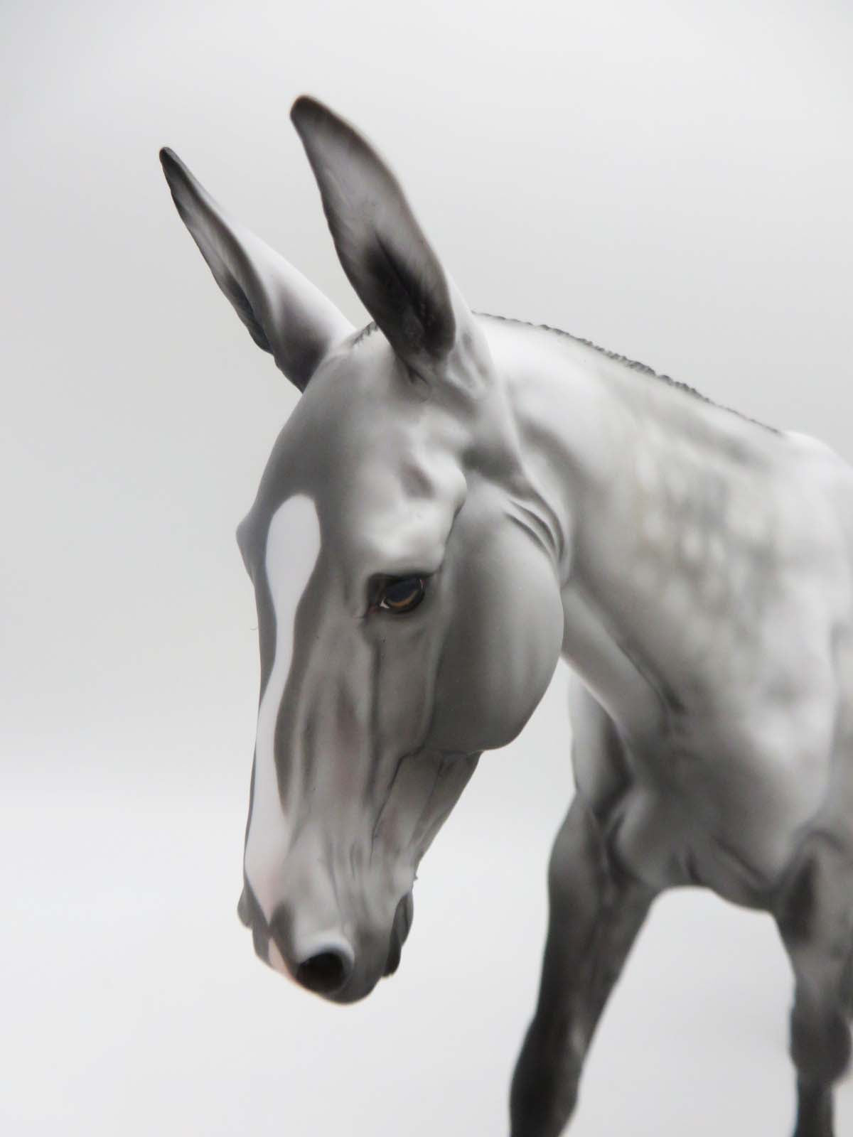 Velda - OOAK - Dapple Grey Mule By Dawn Quick - P&C 23