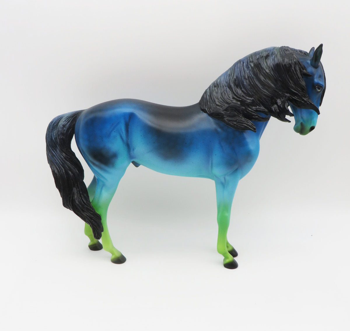 Bermuda - OOAK - BEST OFFER - Custom Decorator Andalusia with Blacklight Activated Deisgn - Painted By Ellen Robbins - MM22