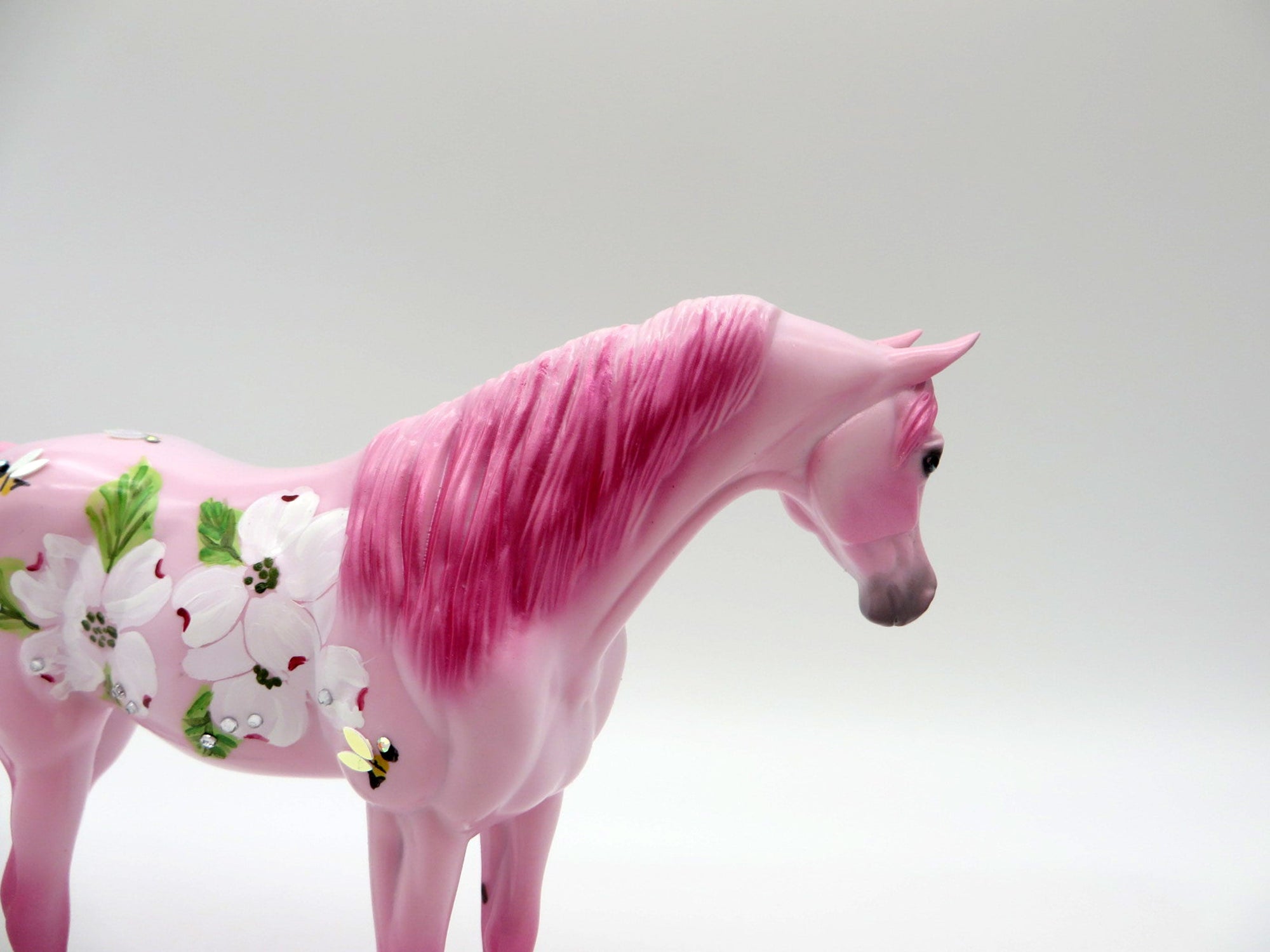 Bees and Blossoms-OOAK Decorative Deco Arab Pebbles SHCF 2021