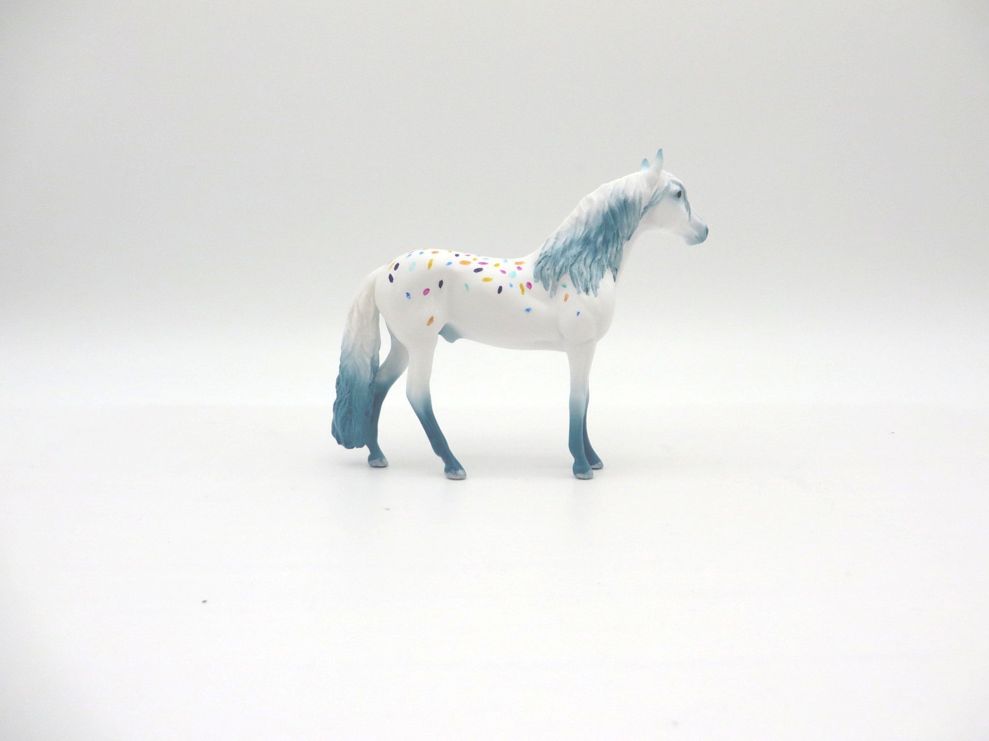 Birthday Cake OOAK Andalusian Chip Painted By Ellen Robbins NICM-7/23/21