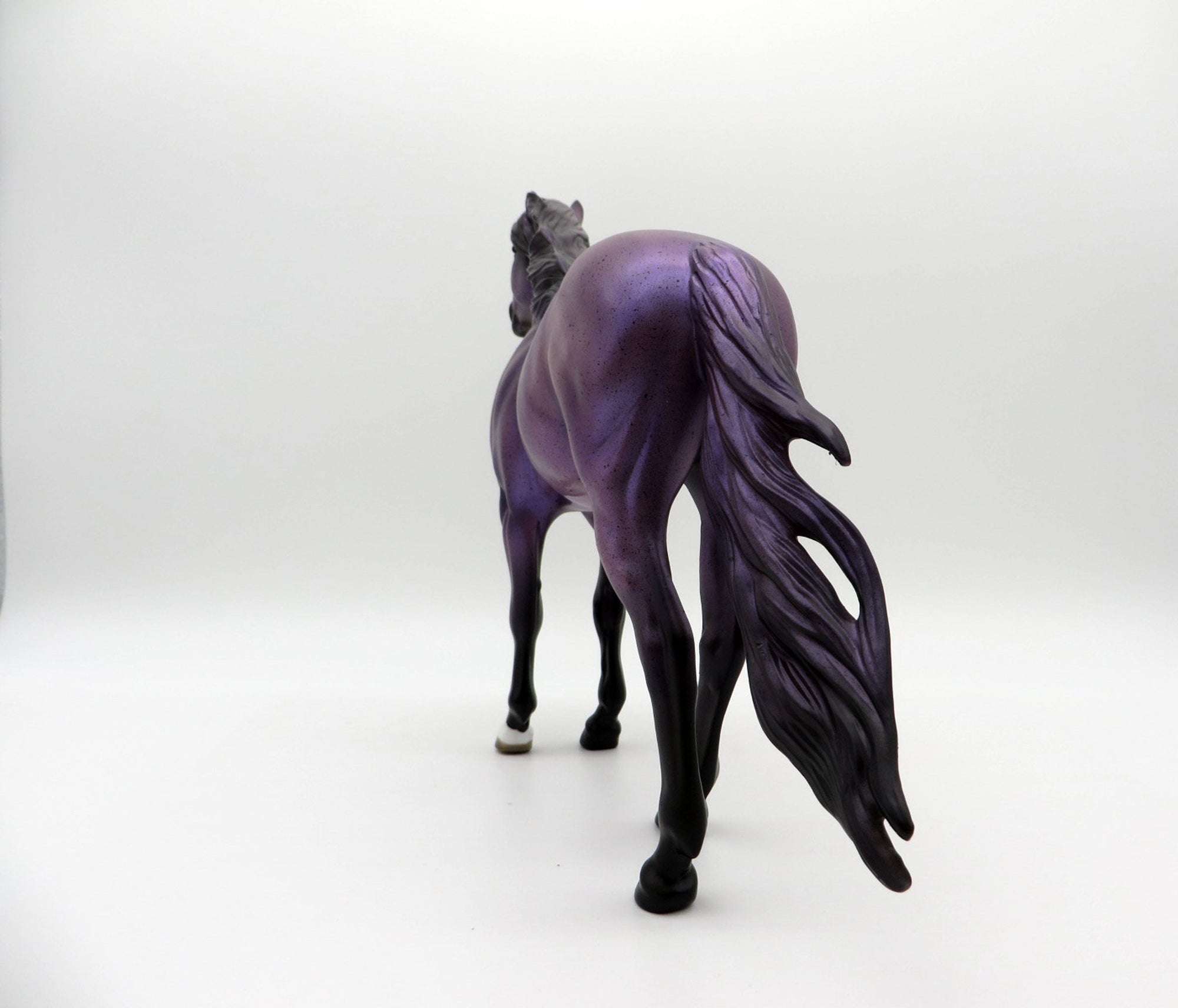 Black Raspberry Chocolate-OOAK Mustang Deco Painted By Audrey Dixon 7/23/21