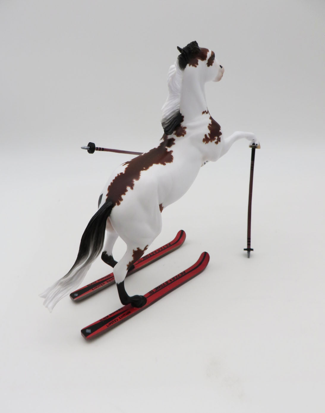 Double Diamond - BEST OFFER - OOAK - Decorator Skiing Rearing Pebble By Ellen Robbins - Best Offers 1/16/23