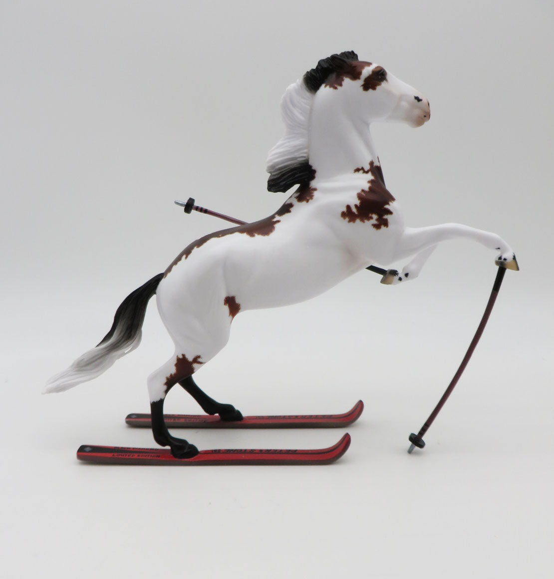 Double Diamond - BEST OFFER - OOAK - Decorator Skiing Rearing Pebble By Ellen Robbins - Best Offers 1/16/23