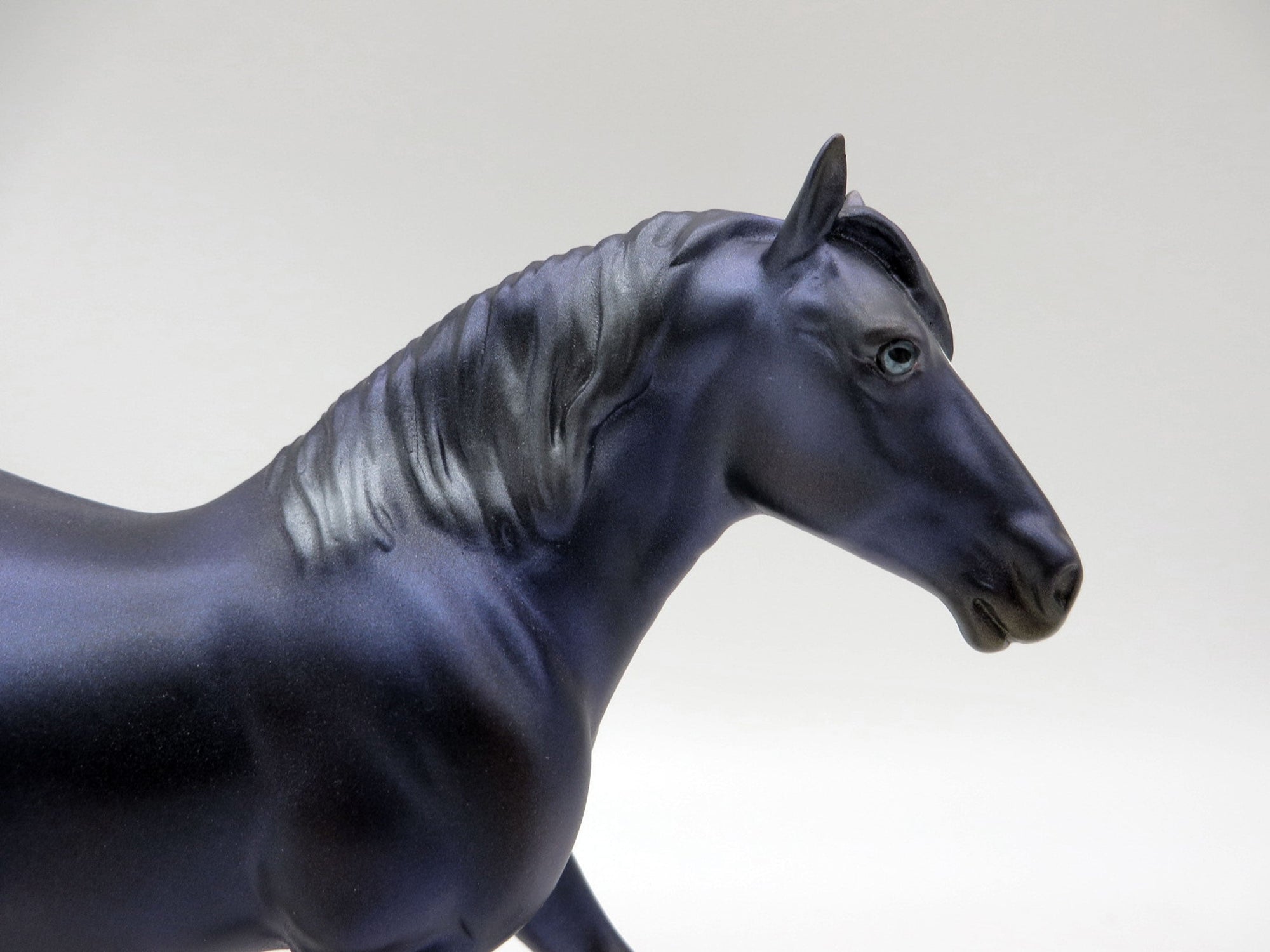 Blackberry Jam-OOAK Pebbles Trotting Drafter Painted By Ellen Robbins 5/28/21