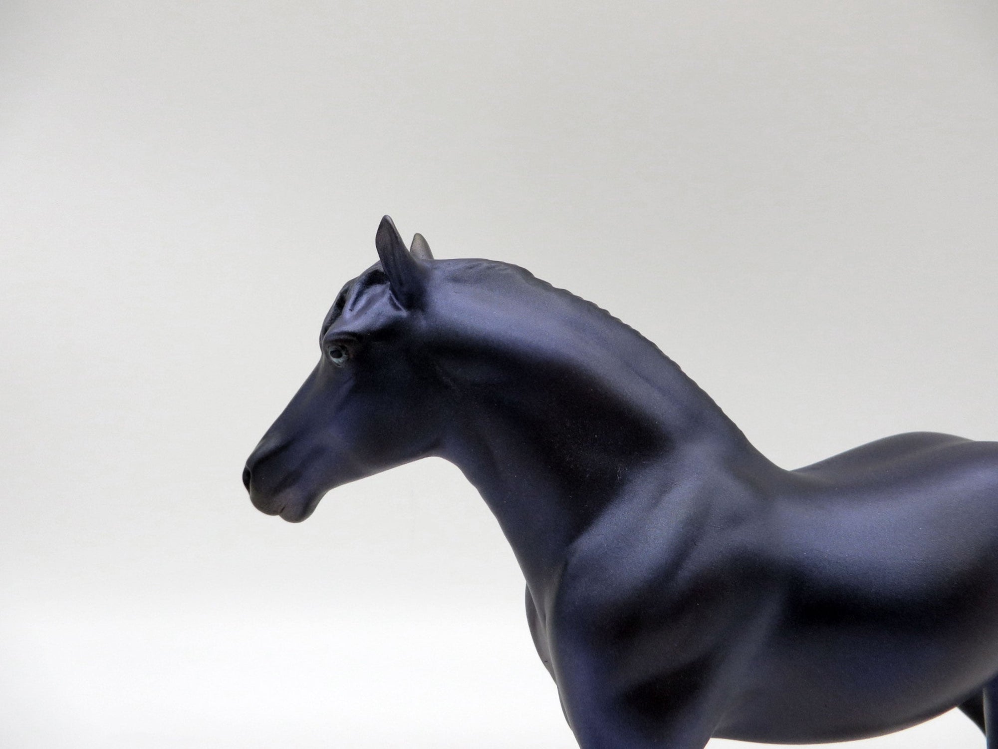 Blackberry Jam-OOAK Pebbles Trotting Drafter Painted By Ellen Robbins 5/28/21