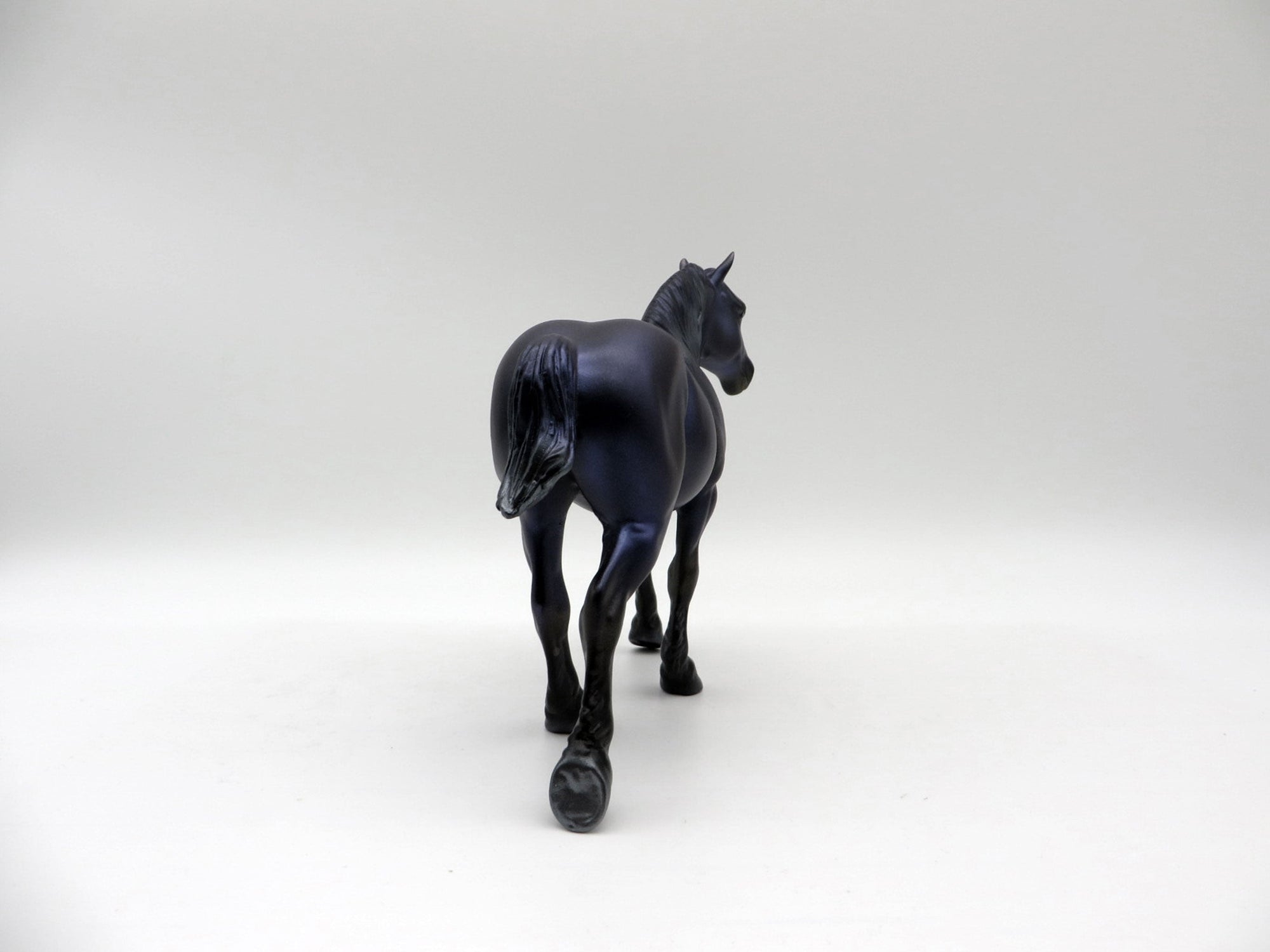 Blackberry Jam-OOAK Pebbles Trotting Drafter Painted By Ellen Robbins 5/28/21