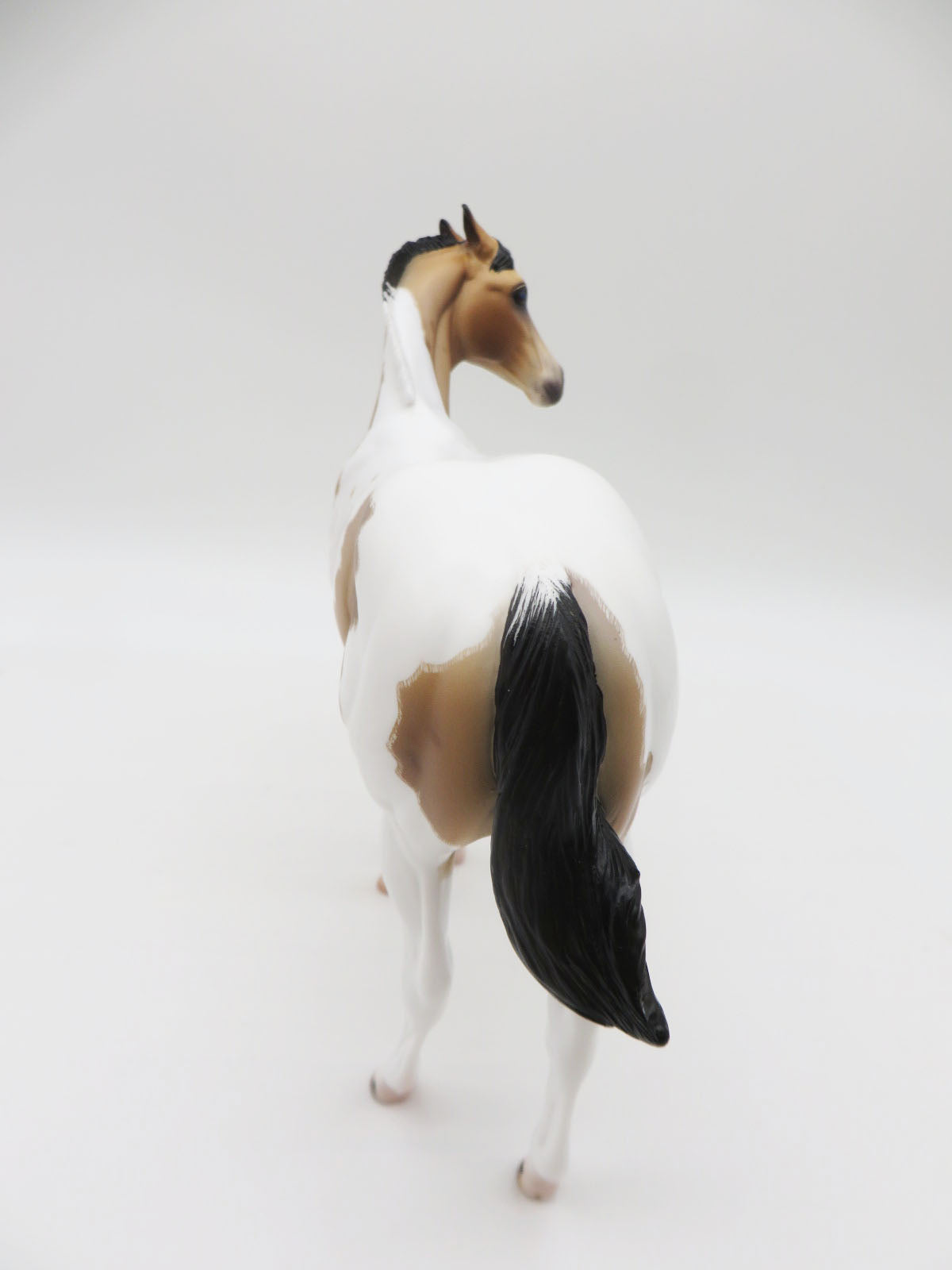 Blaine- OOAK Buckskin Roan Tobiano Weanling By Caroline Boydston 11/21/22