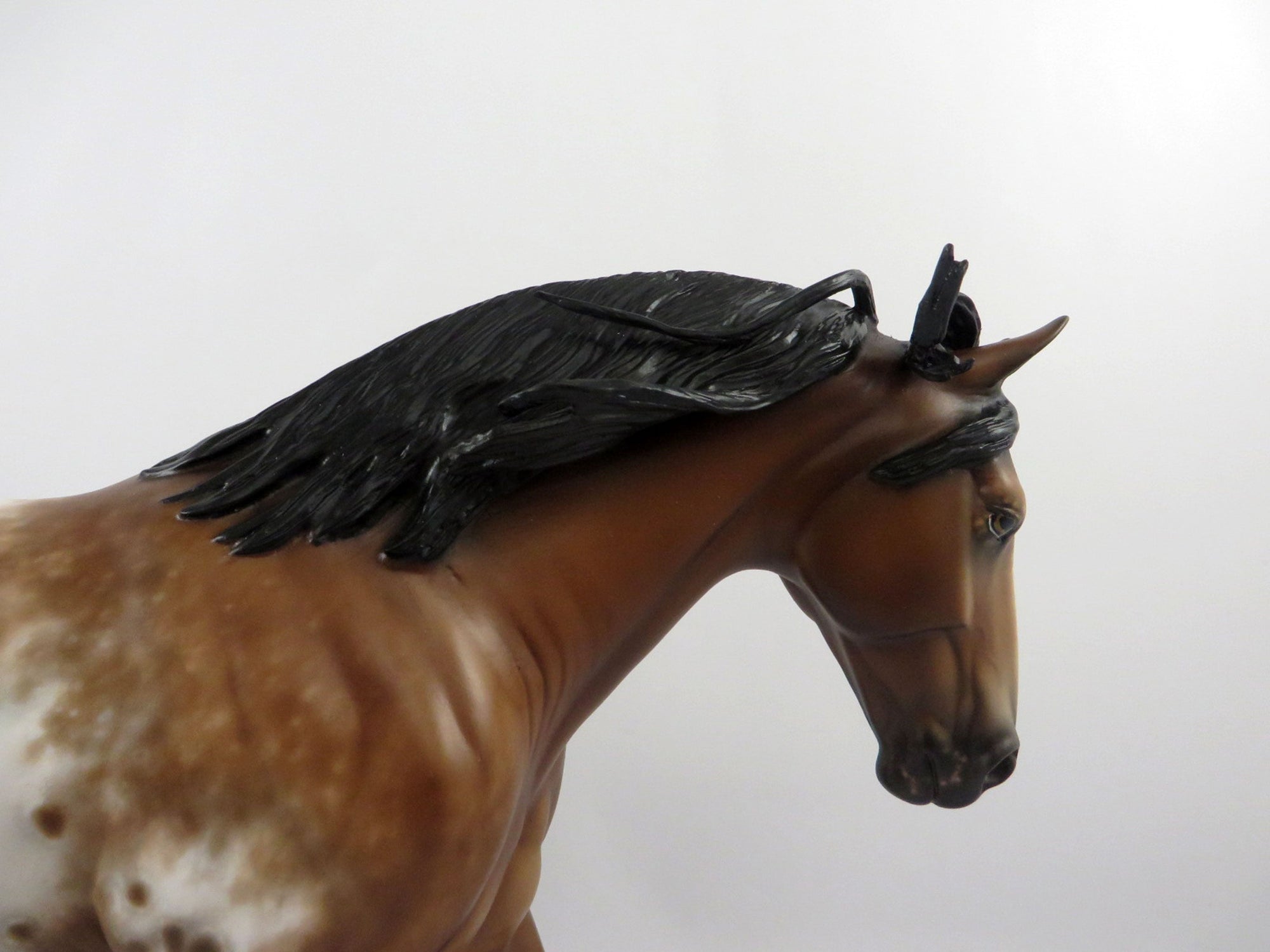 Blitzerman-OOAK Appaloosa Irish Draft Painted by Sheryl Leisure 3/5/21