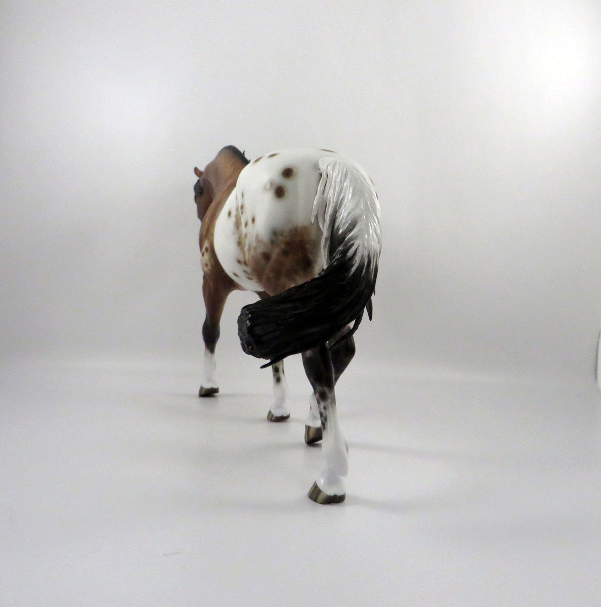 Blitzerman-OOAK Appaloosa Irish Draft Painted by Sheryl Leisure 3/5/21